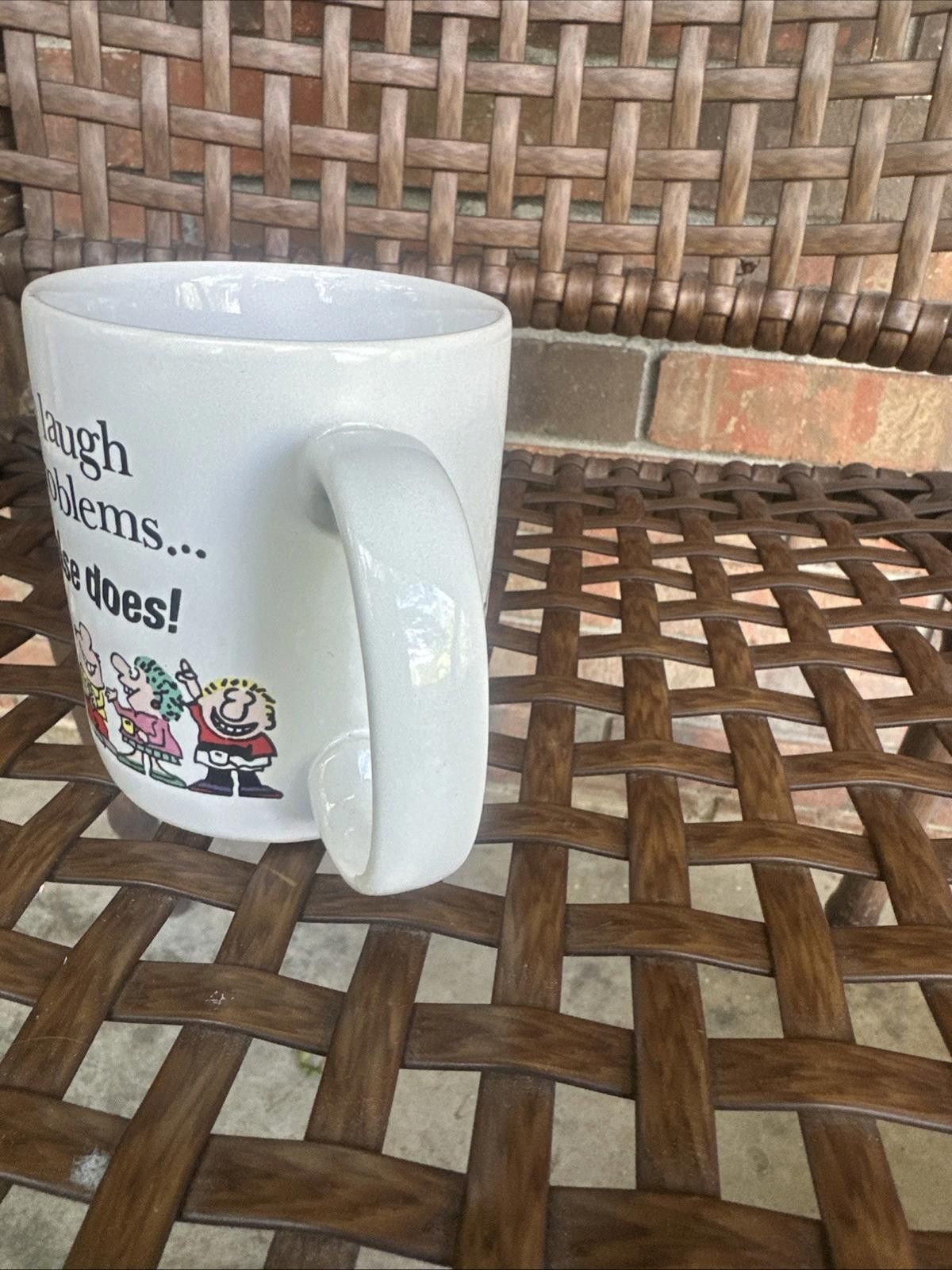 Designer Vintage American Greetings Learn to Laugh Coffee Mug 3.5" Size ONE SIZE - 5 Thumbnail