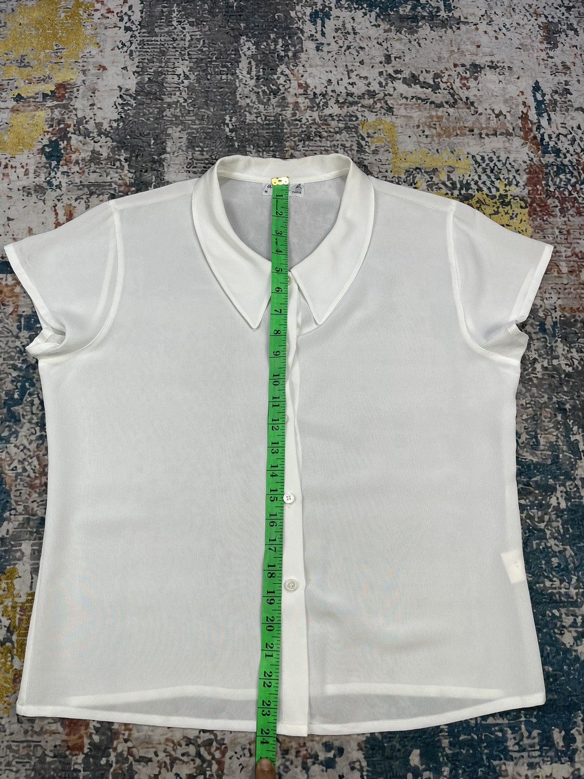 agnes b. Agnes B Chemise Off White Blouses Size M / US 6-8 / IT 42-44 - 7 Thumbnail