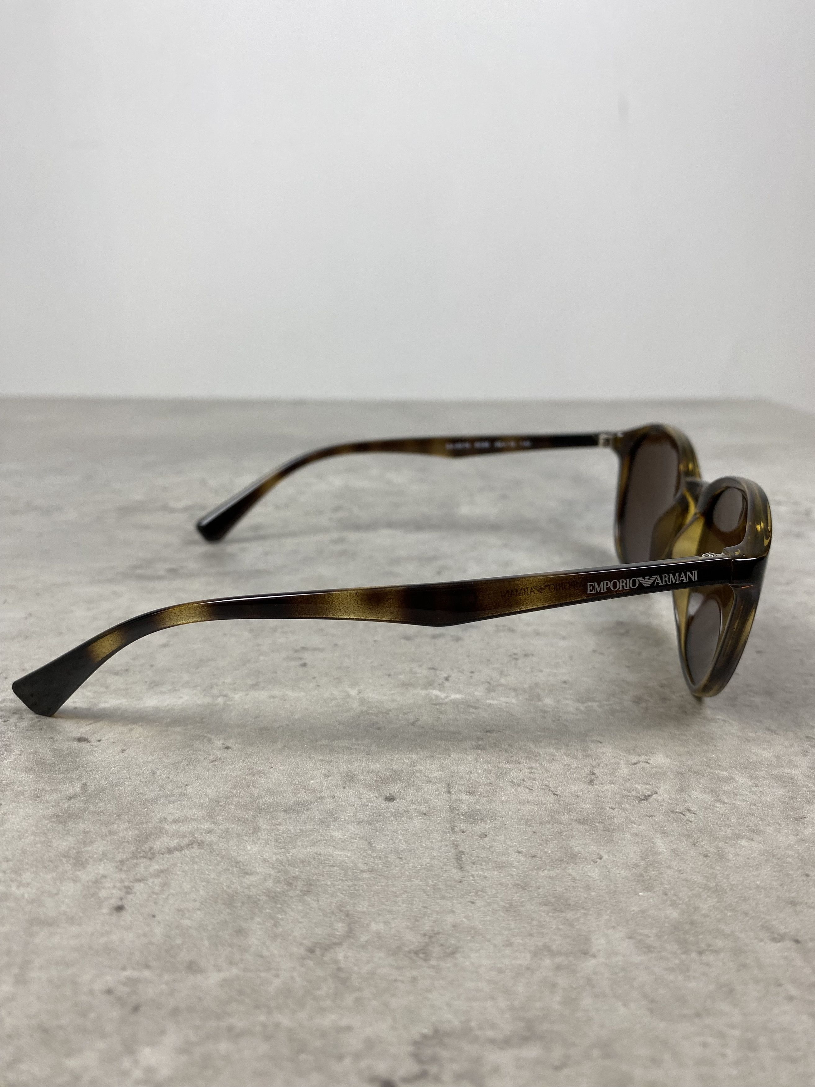 Emporio Armani Emporio Armani Acetate Brown Sunglasses Size ONE SIZE - 3 Thumbnail