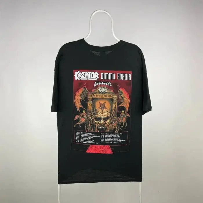 Band Tees Kreator dimmu burgir T-shirt rock band tee size XXLARGE Size US XXL / EU 58 / 5 - 4 Thumbnail