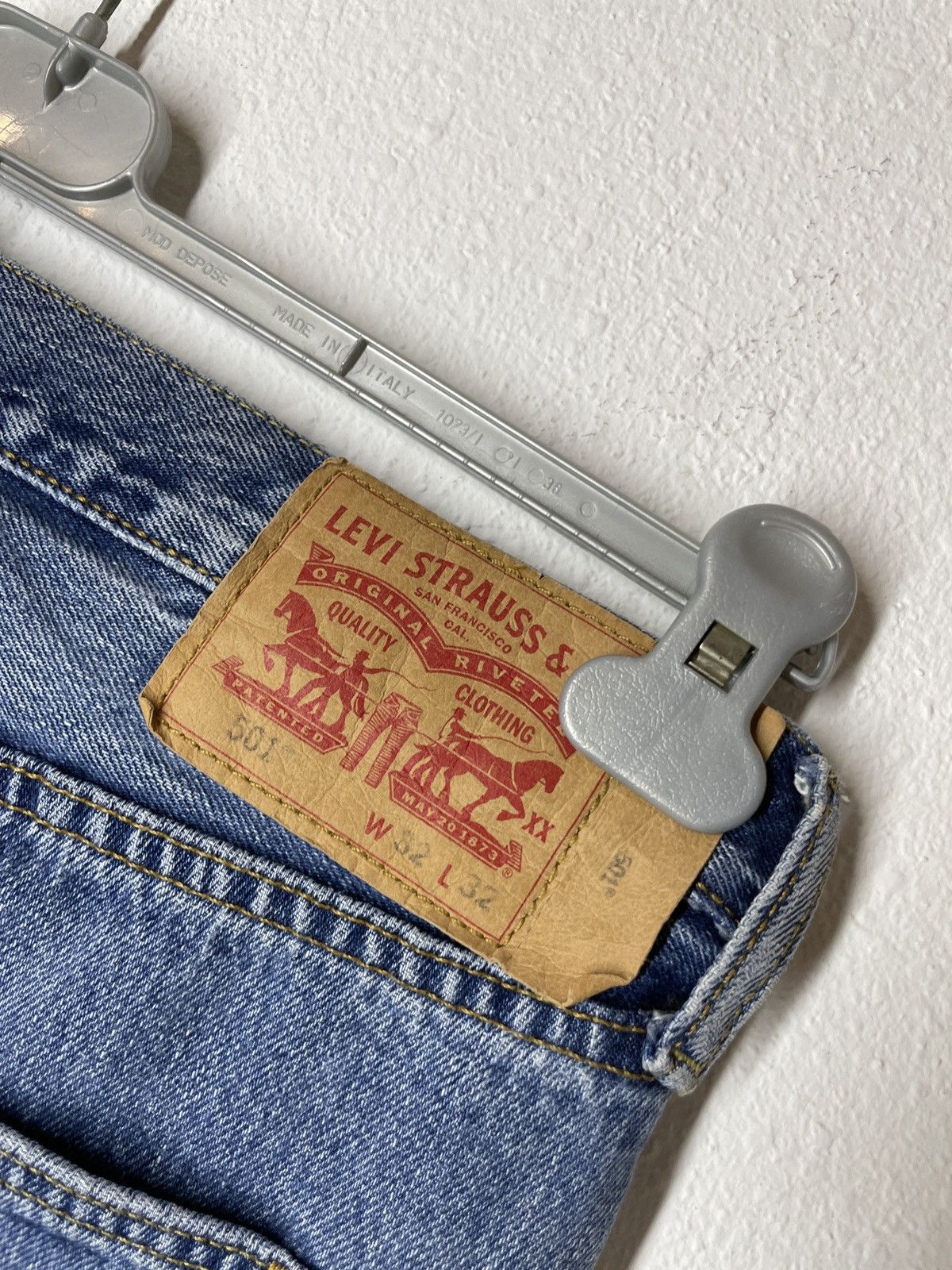 Levi's Levi's 501 custom patchwork denim jeans Size US 32 / EU 48 - 14 Thumbnail