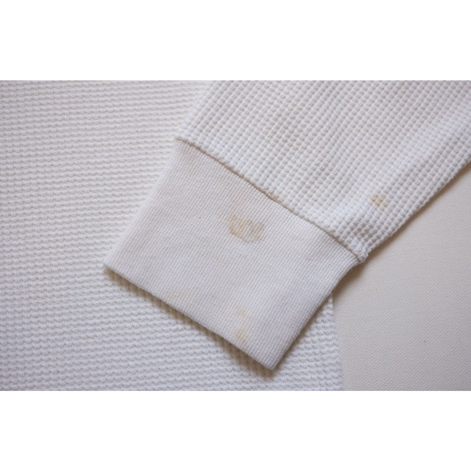 Fruit Of The Loom VINTAGE FRUIT OF THE LOOM Thermal White Long Sleeve T Shirt Mens L Size US L / EU 52-54 / 3 - 7 Thumbnail