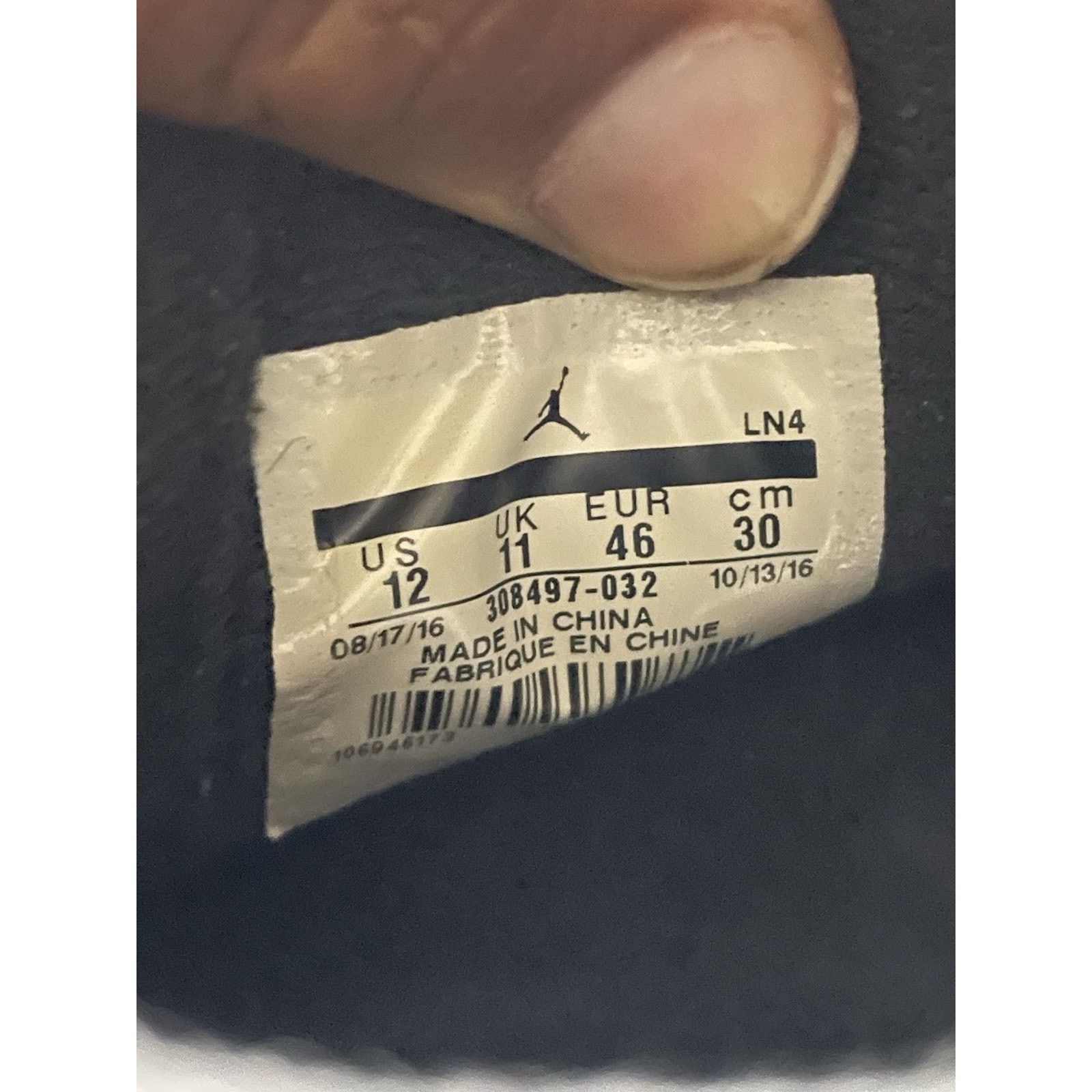 Jordan Brand Size 12- Air Jordan 4 Retro Royalty 2017 308497-032 Black Size US 12 / EU 45 - 6 Thumbnail