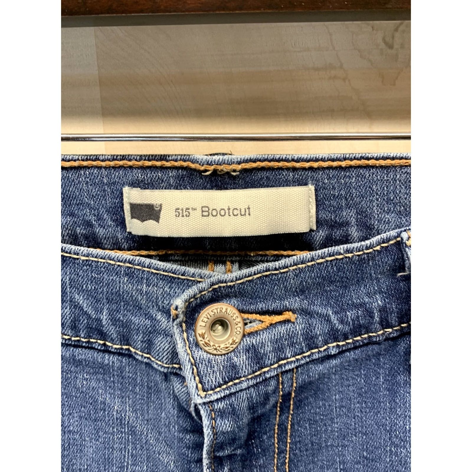 Levi's Levi’s 515 Bootcut Jeans Women's 12 Regular 31x32 Blue Denim #2668 Size 34" / US 12 / IT 48 - 3 Thumbnail