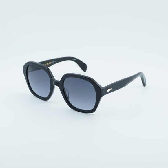Rag & Bone Rag & Bone RNB1063/S 0807 9O Sunglasses Black Square Frame Size ONE SIZE - 1 Thumbnail