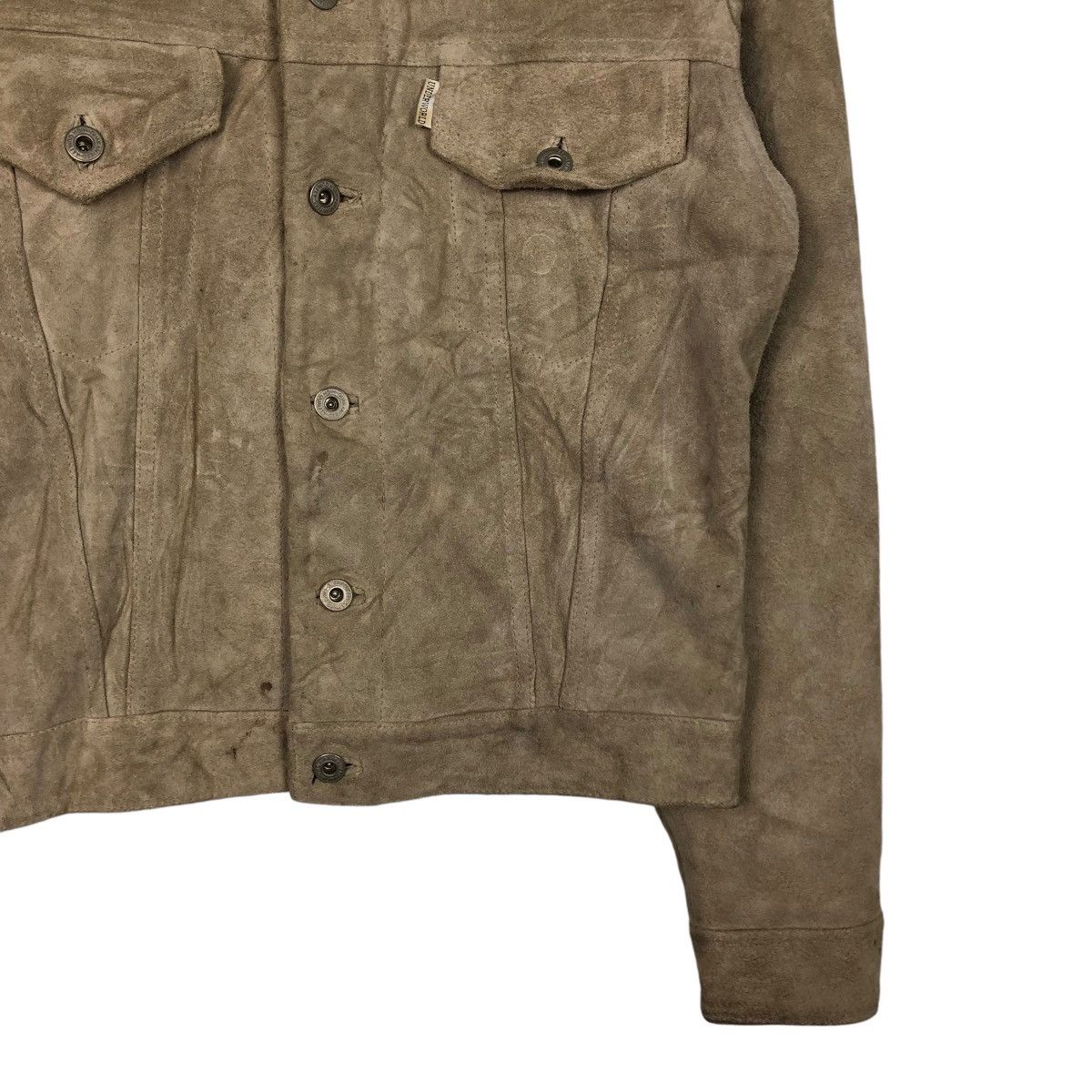 Japanese Brand VINTAGE GENUINE LEATHER BIKER JACKET UNDERWORLD ISSEYMIYAKE Size US L / EU 52-54 / 3 - 5 Thumbnail