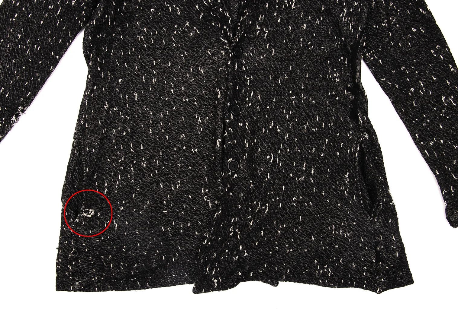 Yohji Yamamoto Yohji Yamamoto Cotton Alpaca Cardigan Charcoal Size US L / EU 52-54 / 3 - 8 Thumbnail