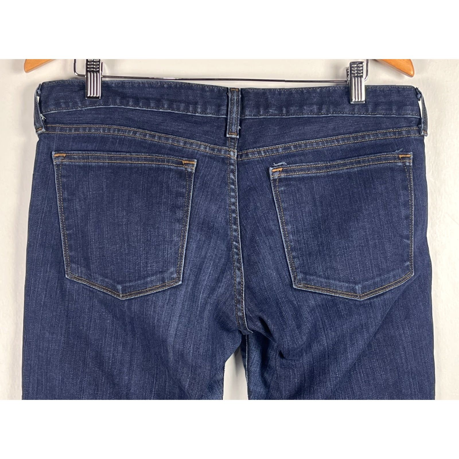 J.Crew J. Crew Toothpick Ankle Jeans Sz 31 VGUC Jeans J.CREW Toothpick Ankle Blue 31 Regular Women Dark Wash Tag: J.CREW Size 24" / US 00 / IT 34 - 4 Thumbnail