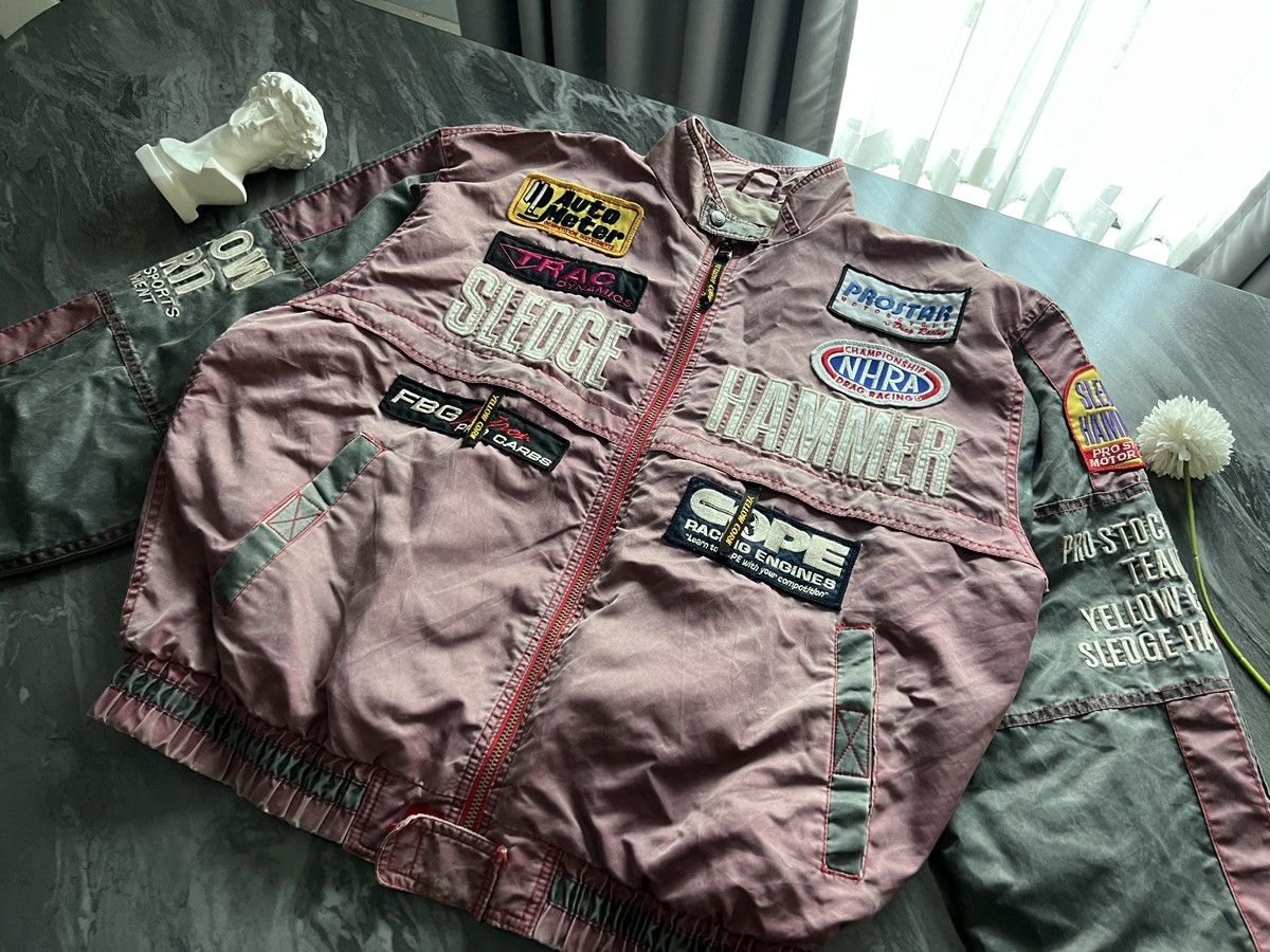 YELLOW CORN Yellow Corn : Hammer Prostar Pink Gray Bike Jacket Size US XL / EU 56 / 4 - 2 Thumbnail