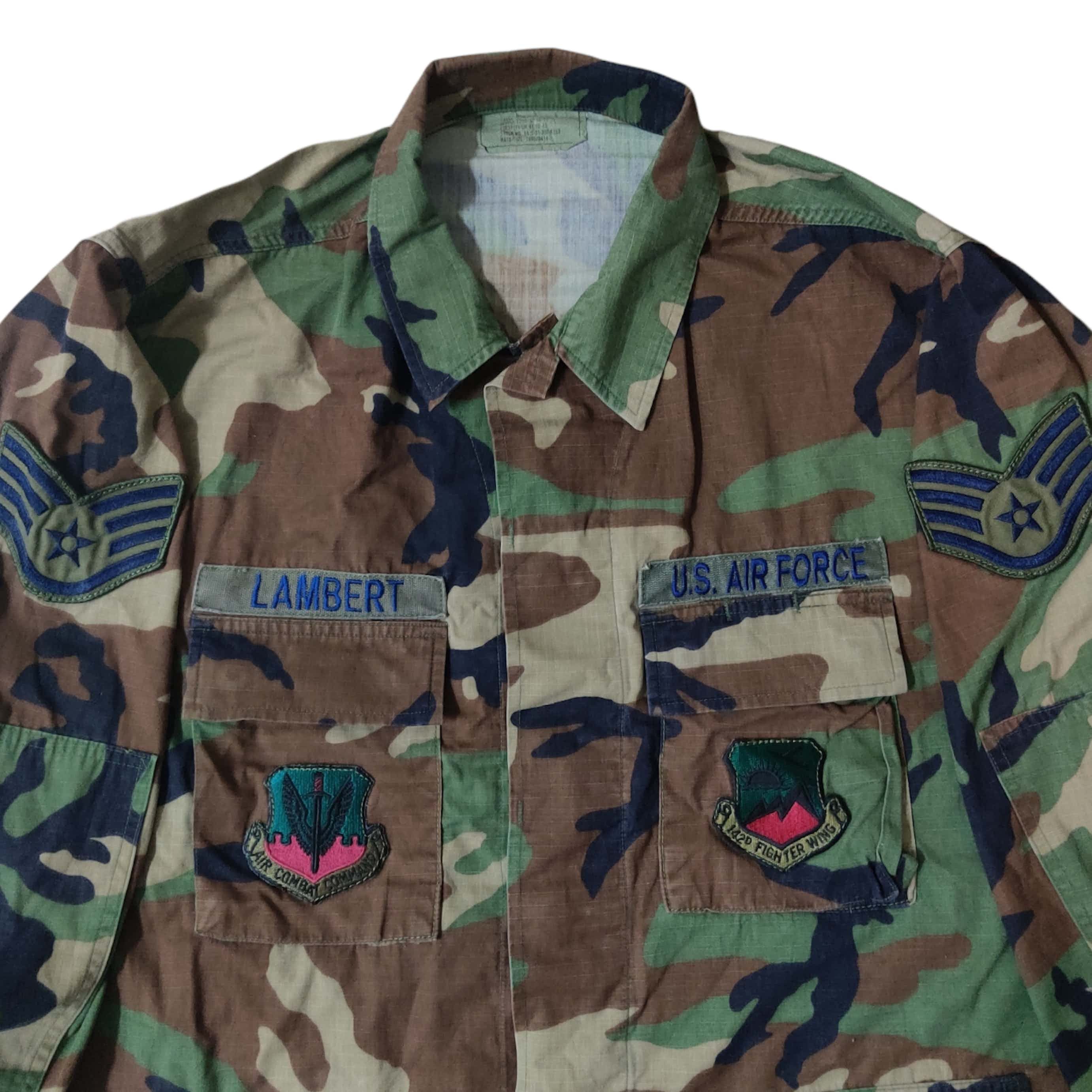 Vintage Vintage Us Air Force Camouflage Military Jacket Size US L / EU 52-54 / 3 - 3 Thumbnail