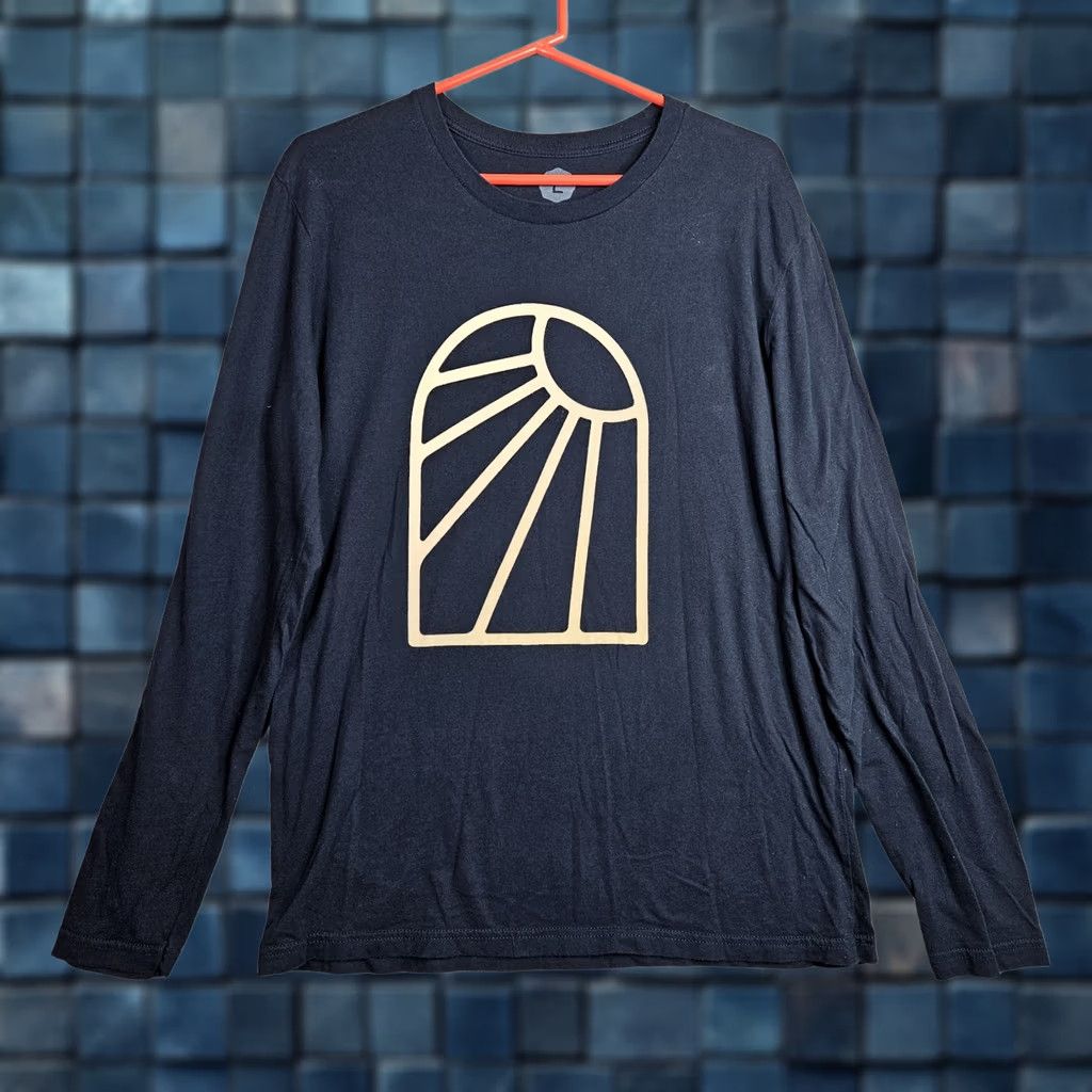 Vintage Wohven Navy blue Long Sleeve Crew Neck T-Shirt Men L Regular Cotton Logo Modern Basic Shirt Size US L / EU 52-54 / 3 - 1 Thumbnail