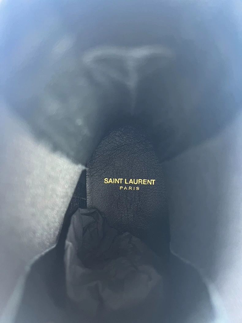 Saint Laurent Paris Saint laurent paris 21fwWyatt Foundation Chelsea Leather Bo Size US 5 / EU 37 - 8 Thumbnail