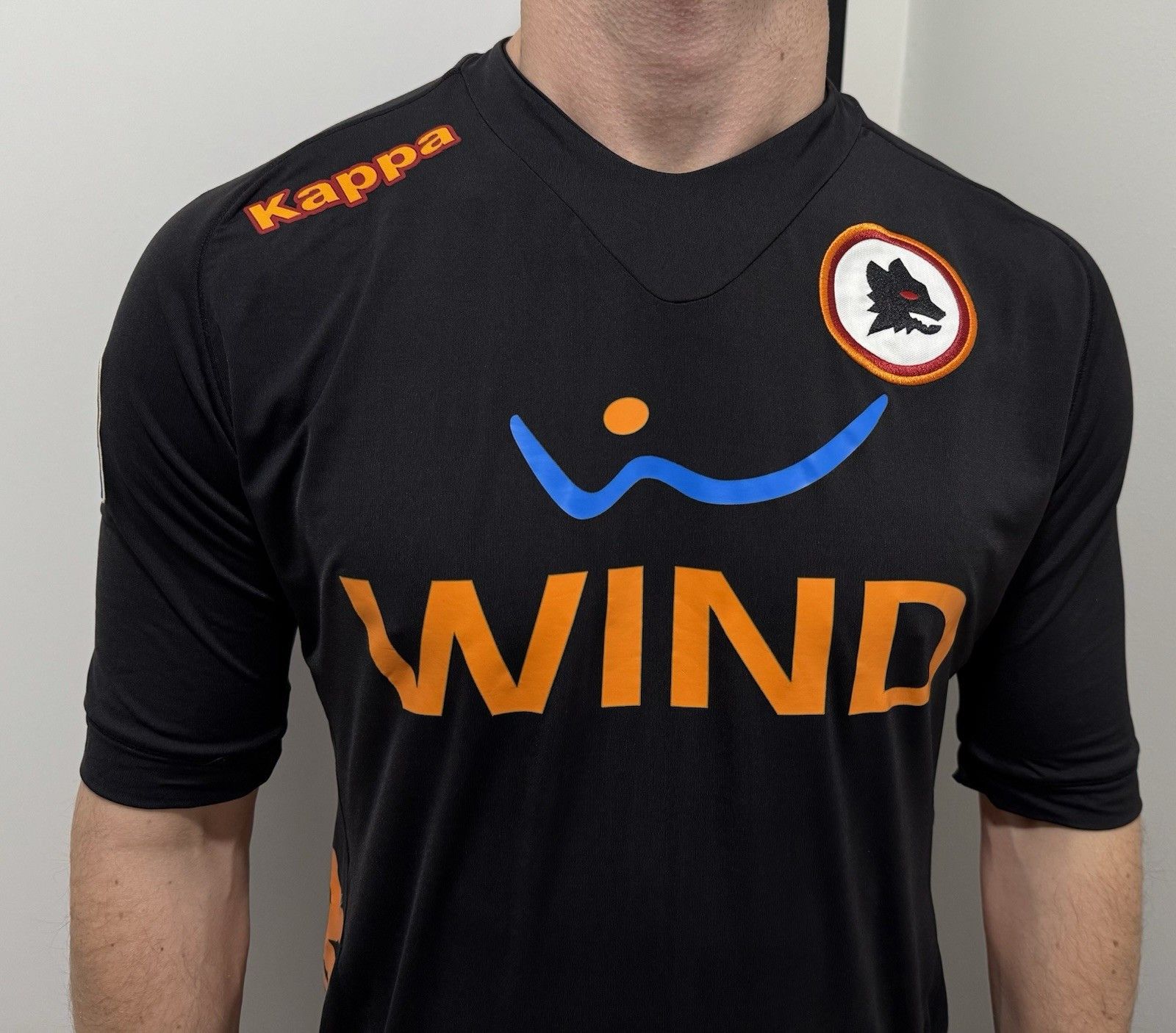 Kappa Vintage AS Roma 2007 2008 Third Jersey Shirt Soccer Football Size US XL / EU 56 / 4 - 3 Thumbnail