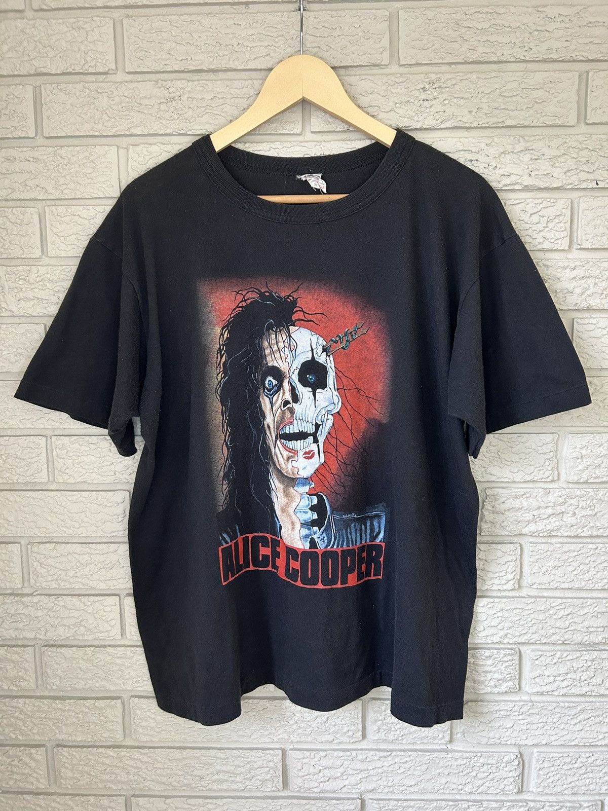 Vintage 1989 Alice Cooper Trash Band Tee Shirt RARE