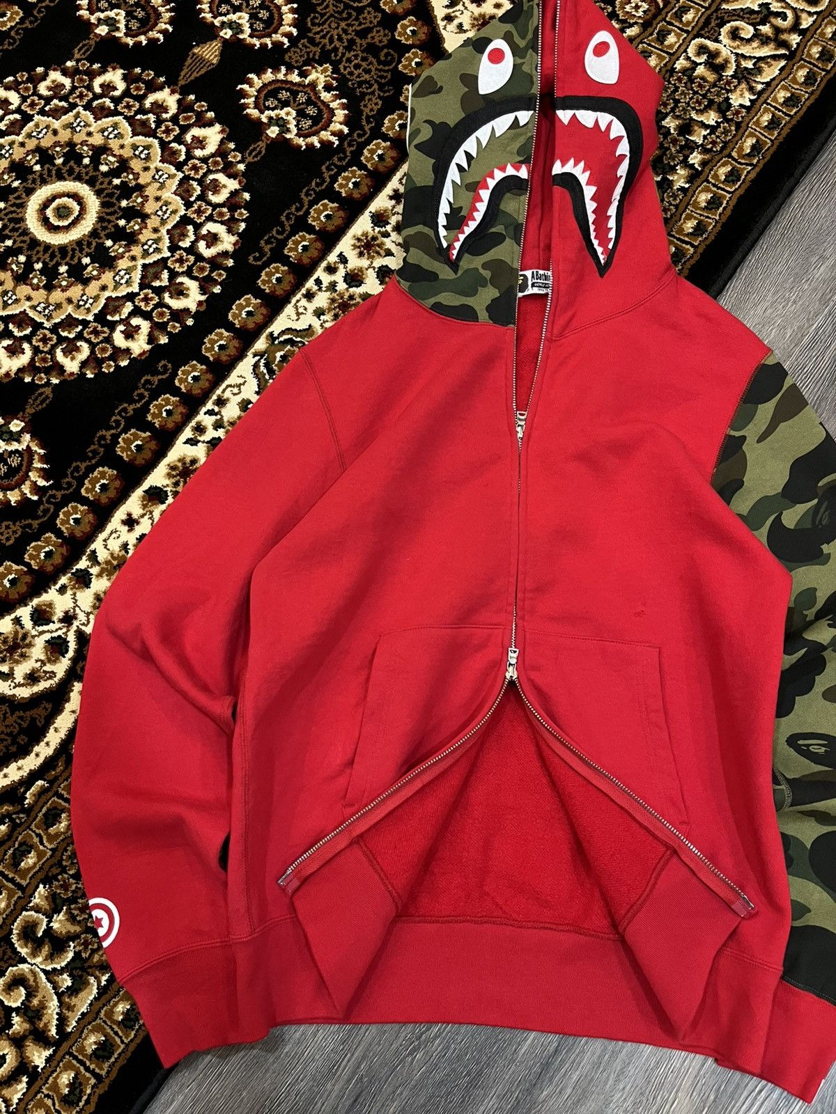 Bape BAPE Shark Full Zip Hoodie Size US L / EU 52-54 / 3 - 2 Thumbnail