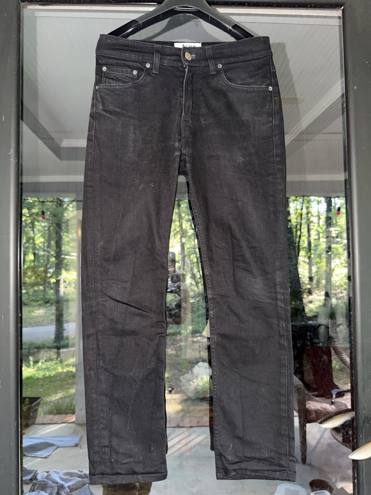 Acne Studios Ace Cash Black Denim Jeans Size US 28 / EU 44 - 1 Thumbnail