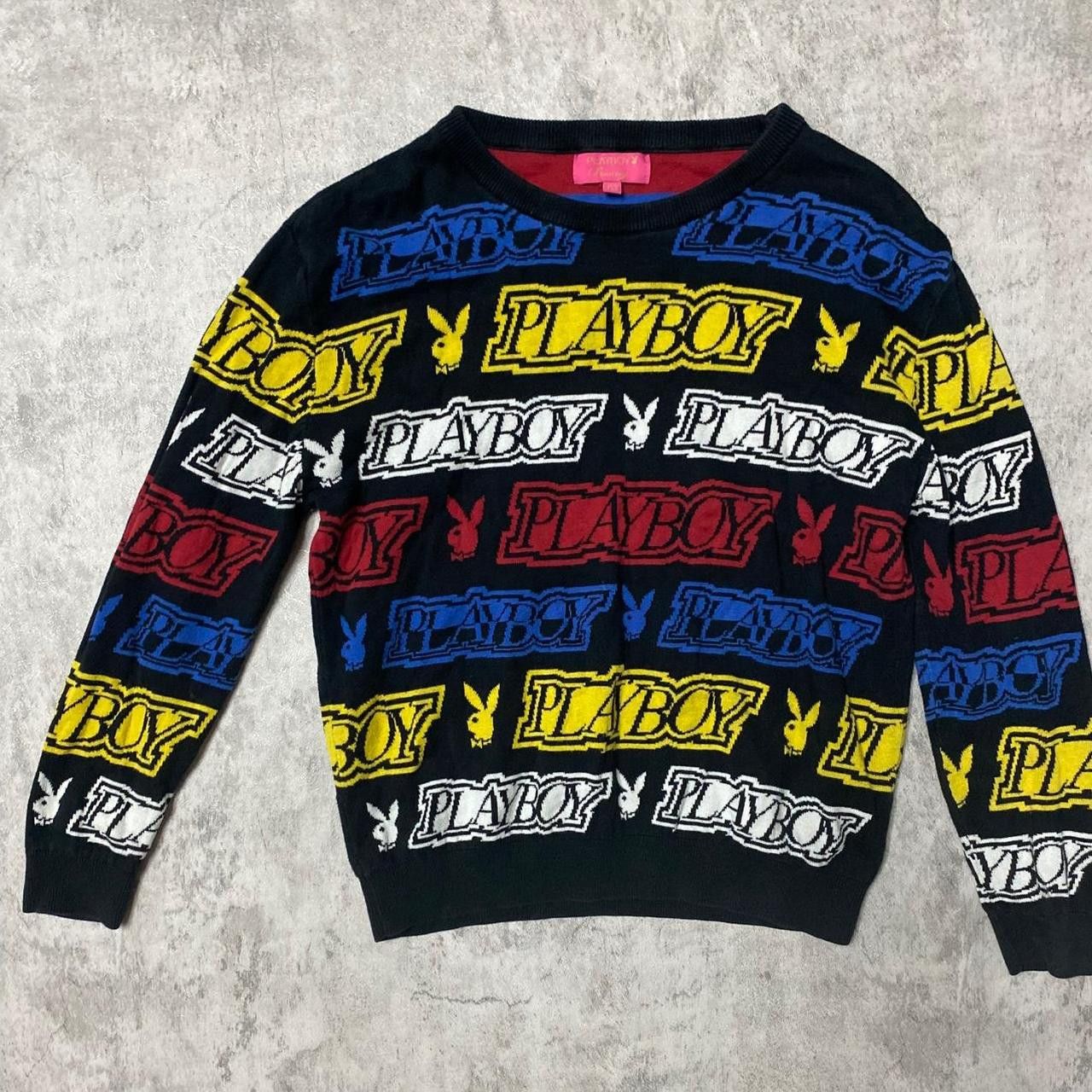 Playboy Multi-coloured Playboy crewneck sweater #loungewear Size US M / EU 48-50 / 2 - 1 Thumbnail