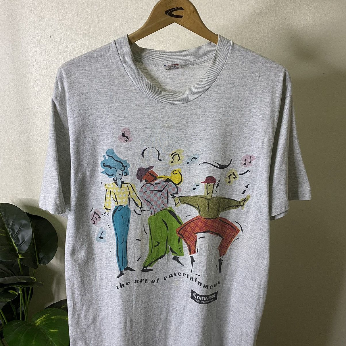 Vintage Vintage 1990s Pioneer The Art Of Entertainment Promo Tee Size US M / EU 48-50 / 2 - 2 Thumbnail