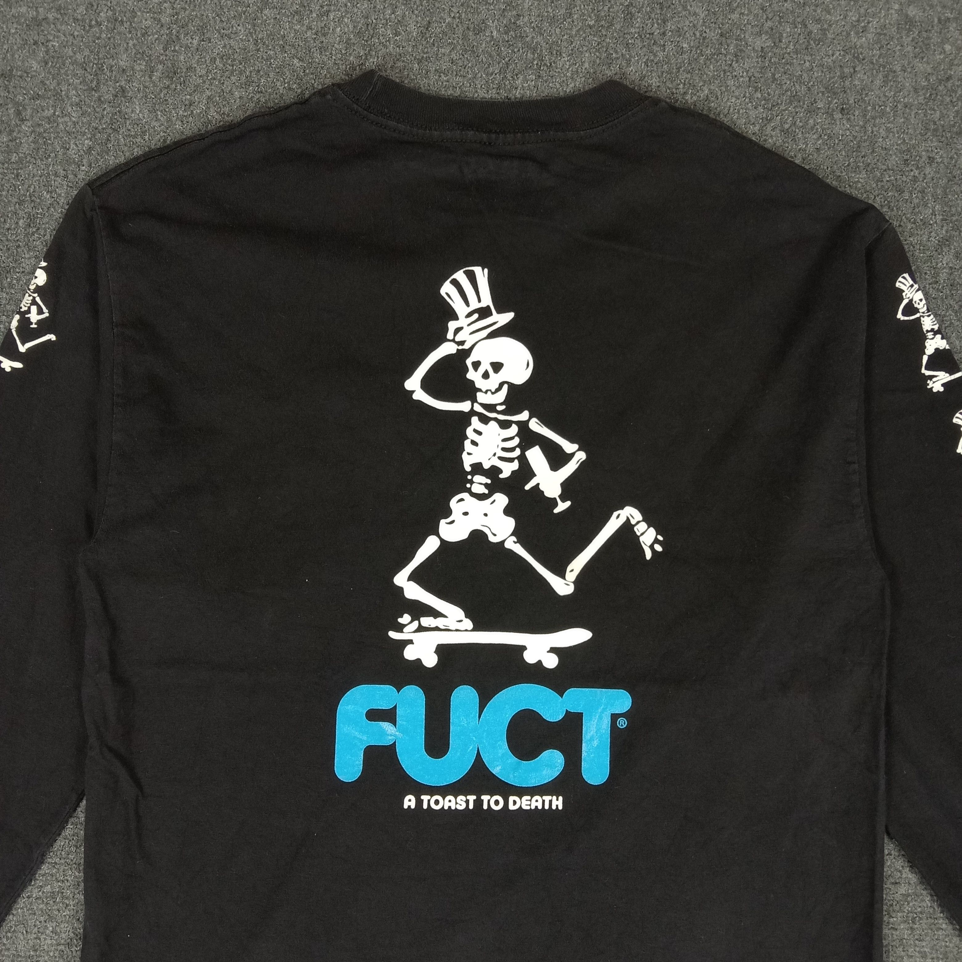 FUCT Fuct American Skateboard Style Long Sleeve Tshirt Size US M / EU 48-50 / 2 - 2 Thumbnail