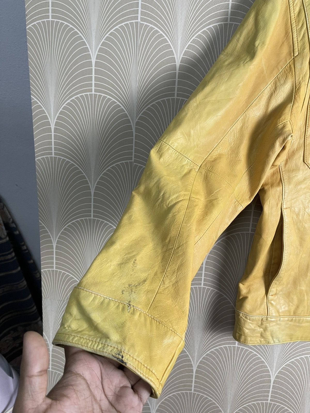 Designer × Japanese Brand × Vintage VINTAGE BARASSI MILANO LEATHER CHORE JACKET RARE Size US M / EU 48-50 / 2 - 7 Thumbnail