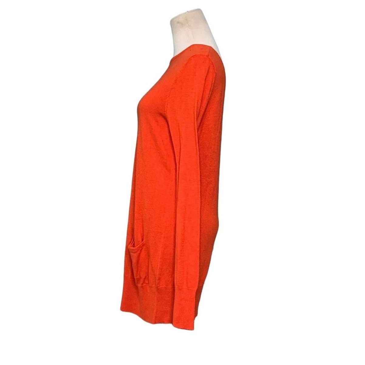 Jennifer Lopez Jennifer Lopez orange mini sweater dress size medium Size S / US 4 / IT 40 - 6 Thumbnail