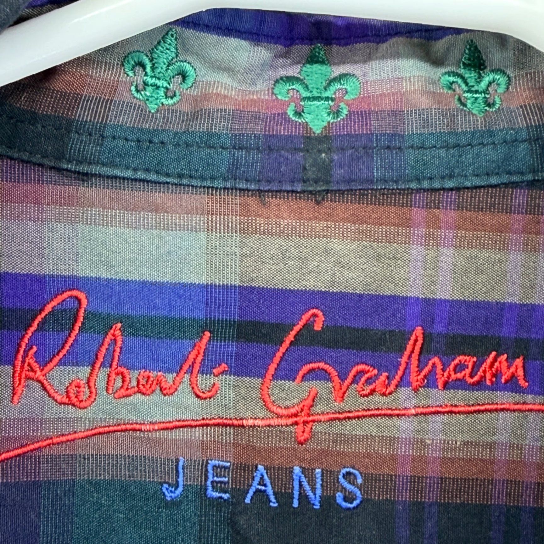 Robert Graham Robert Graham Jeans Mens Large Multicolor Plaid Long Sleeve Button-Down Shirt L Size US L / EU 52-54 / 3 - 5 Thumbnail