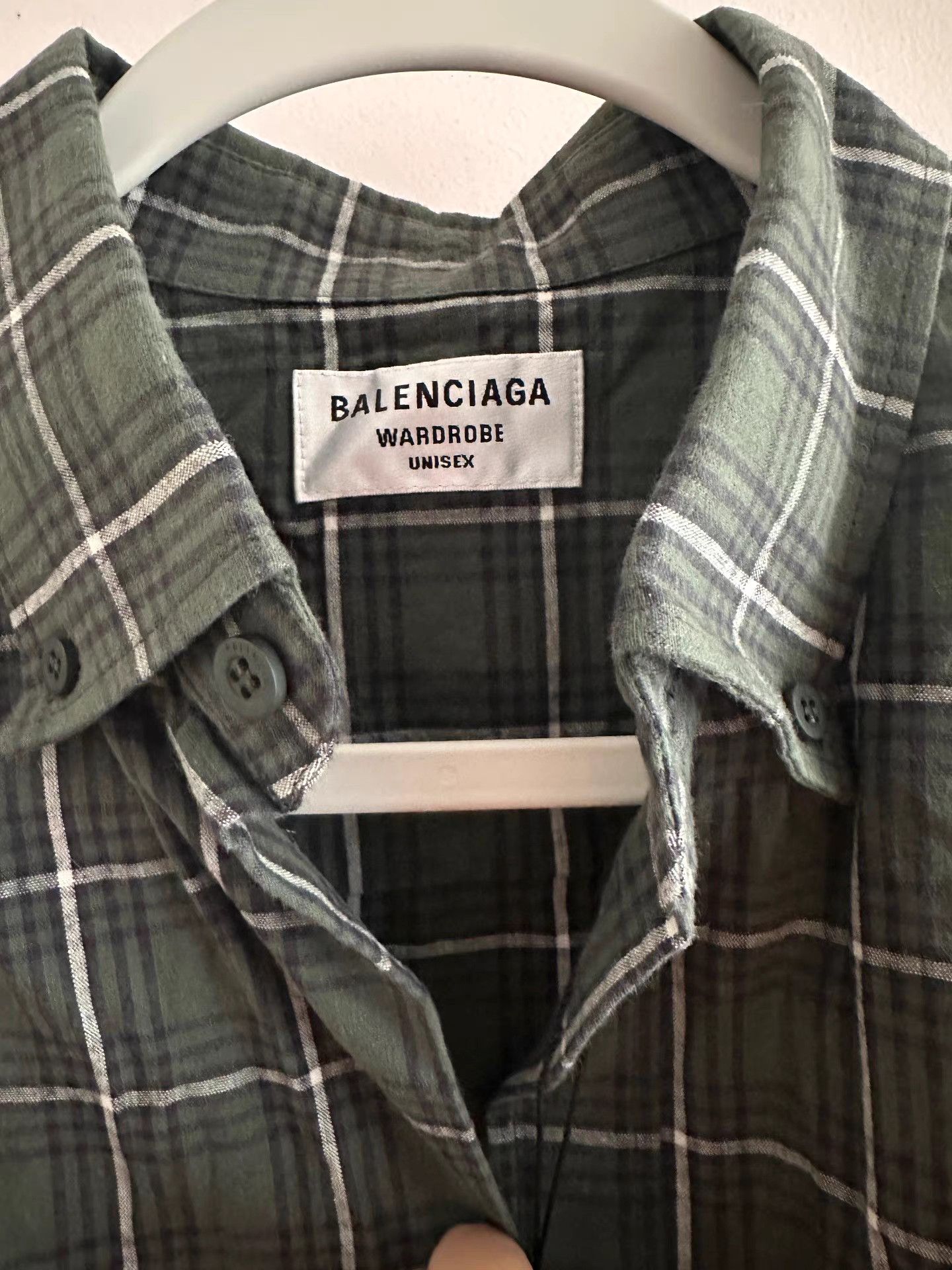 Balenciaga Balenciaga Plaid Shirt / Overshirt。Q9 Size S / US 4 / IT 40 - 5 Thumbnail