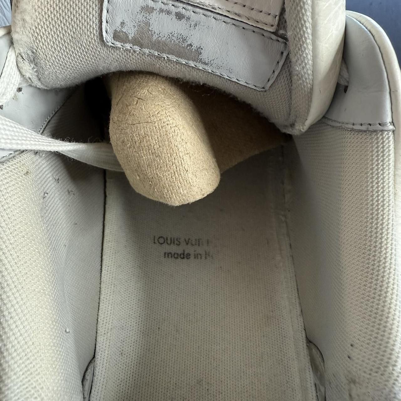 Louis Vuitton Louis Vuitton Oversize Sneakers Trainers All White Size US 11.5 / EU 44-45 - 5 Thumbnail
