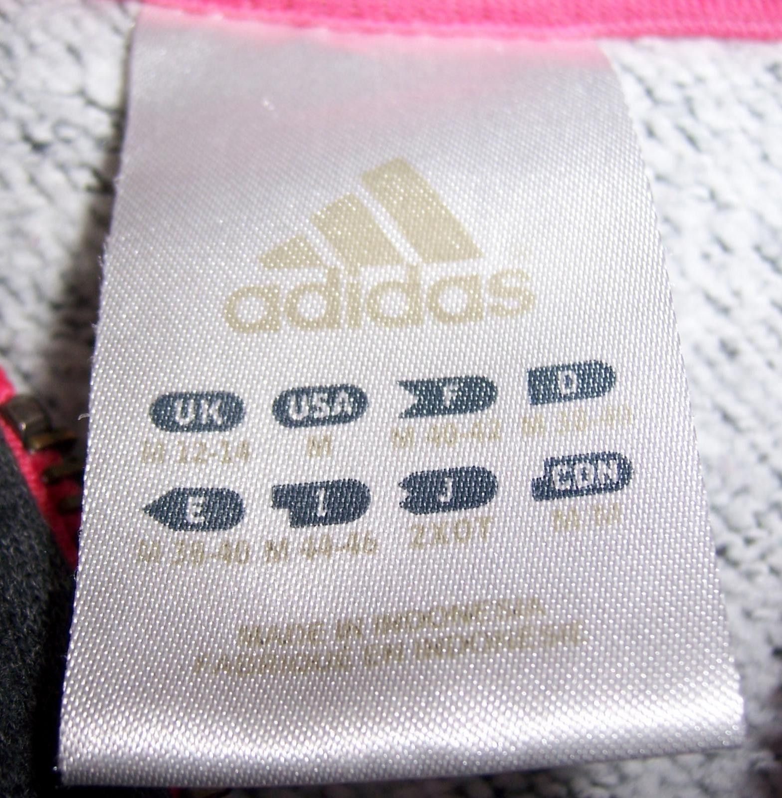 Adidas Women's Adidas Essentials Logo Full-Zip Hoodie-Grey/Pink- M Size M / US 6-8 / IT 42-44 - 4 Thumbnail