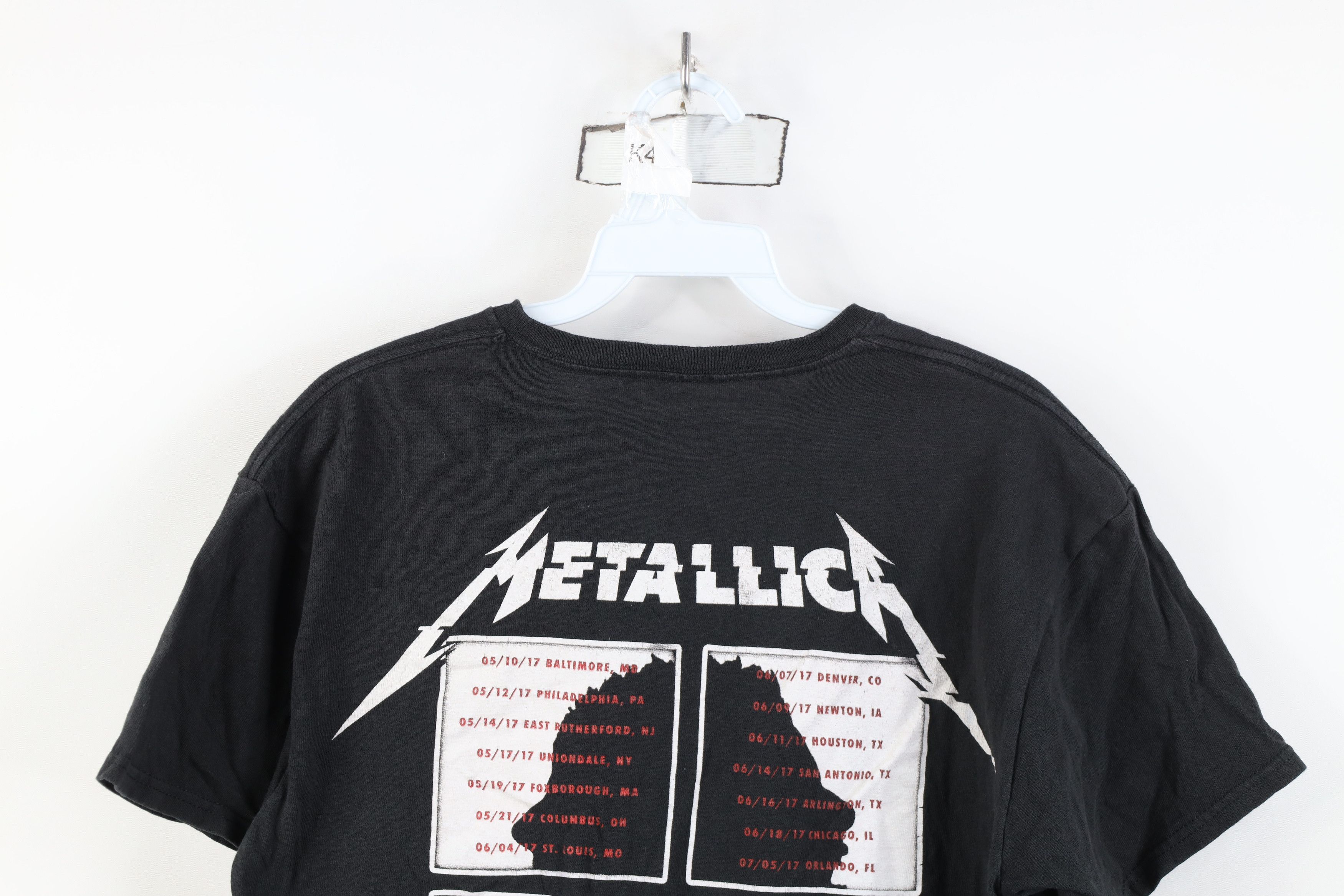 Vintage Y2K World Wired Tour Metallica Band T-Shirt Black Cotton Size US M / EU 48-50 / 2 - 13 Thumbnail
