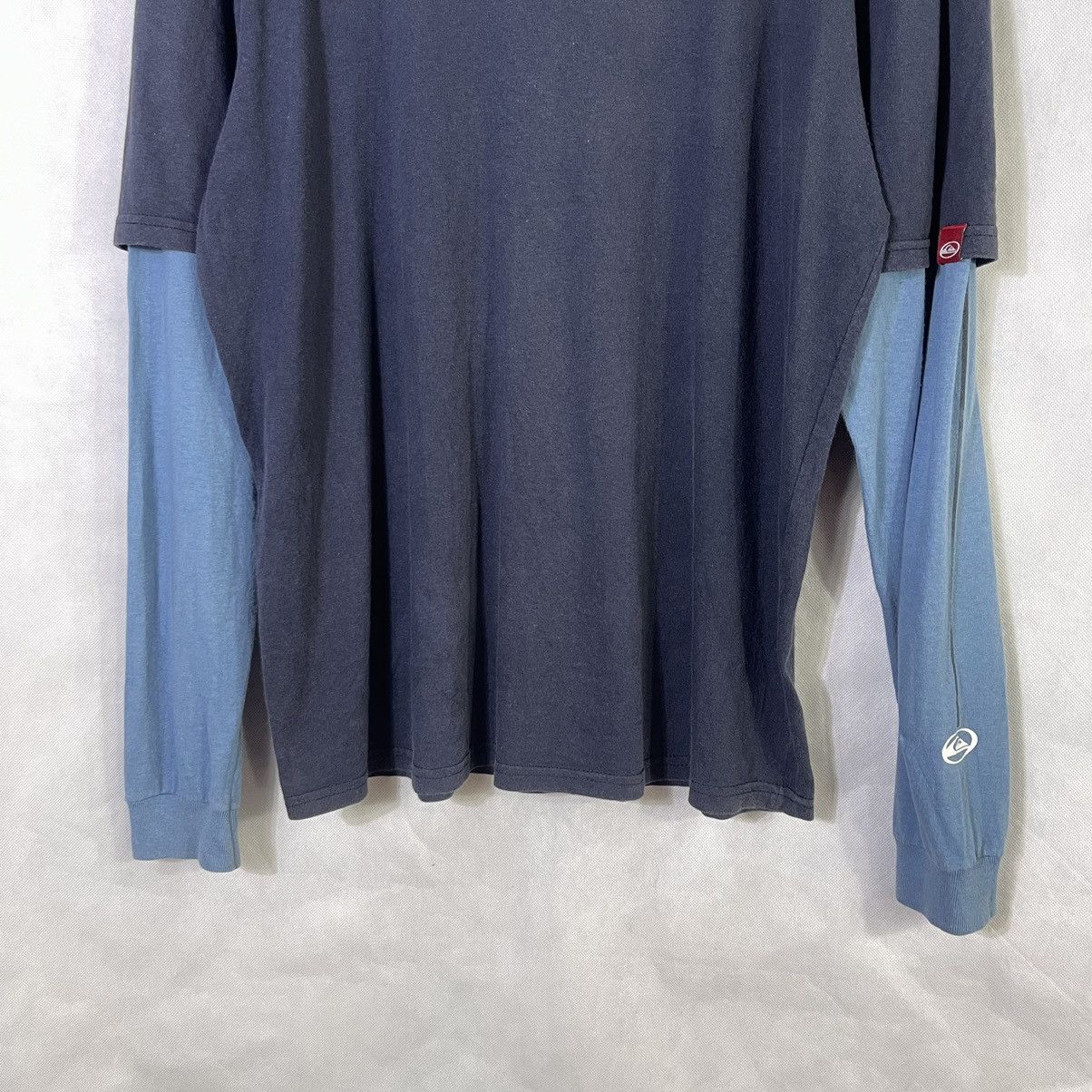 Quiksilver Vintage 90s Quiksilver Long Sleeves Fades Tshirt Size US L / EU 52-54 / 3 - 4 Thumbnail