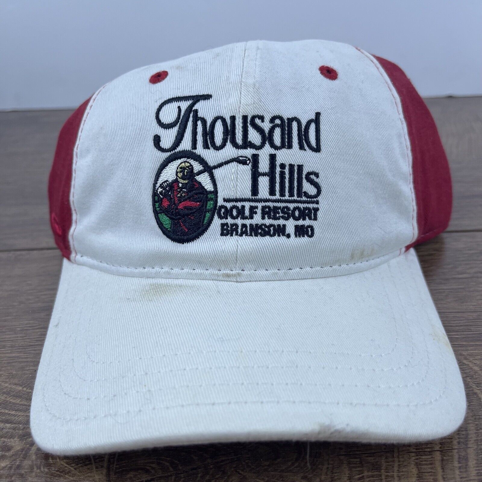 Other Thousand Hills Golf Resort Hat White Adjustable Hat White Br Size ONE SIZE - 1 Thumbnail