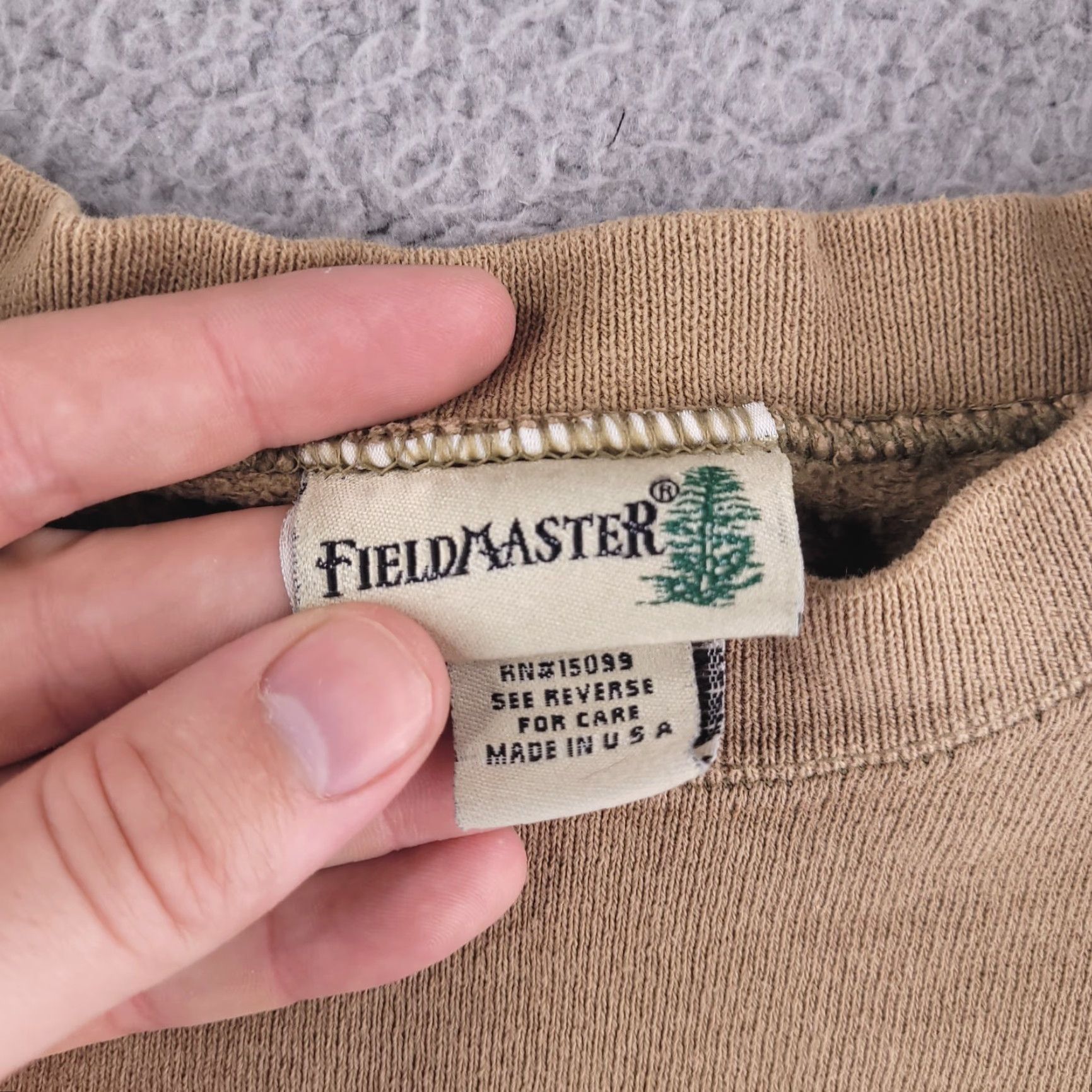 Vintage VINTAGE Fieldmaster Sweatshirt Mens Large Brown Pullover Crewneck USA Shirt Size US L / EU 52-54 / 3 - 4 Thumbnail