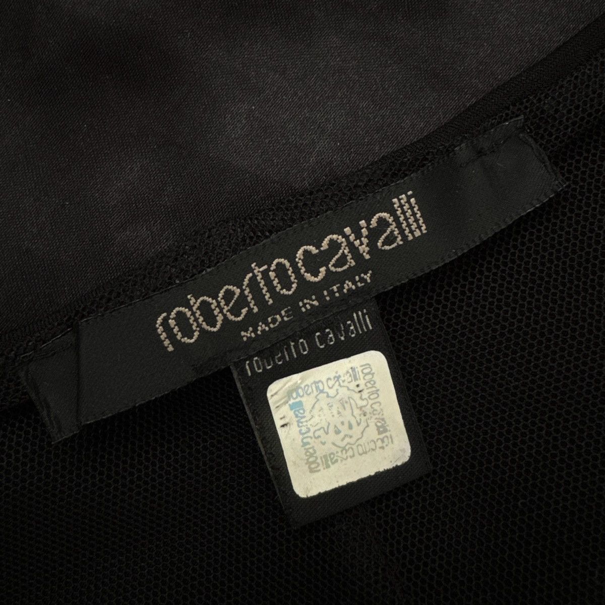 Roberto Cavalli Roberto Cavalli Runway FW 2007 sculptural black snake dress Size L / US 10 / IT 46 - 6 Thumbnail