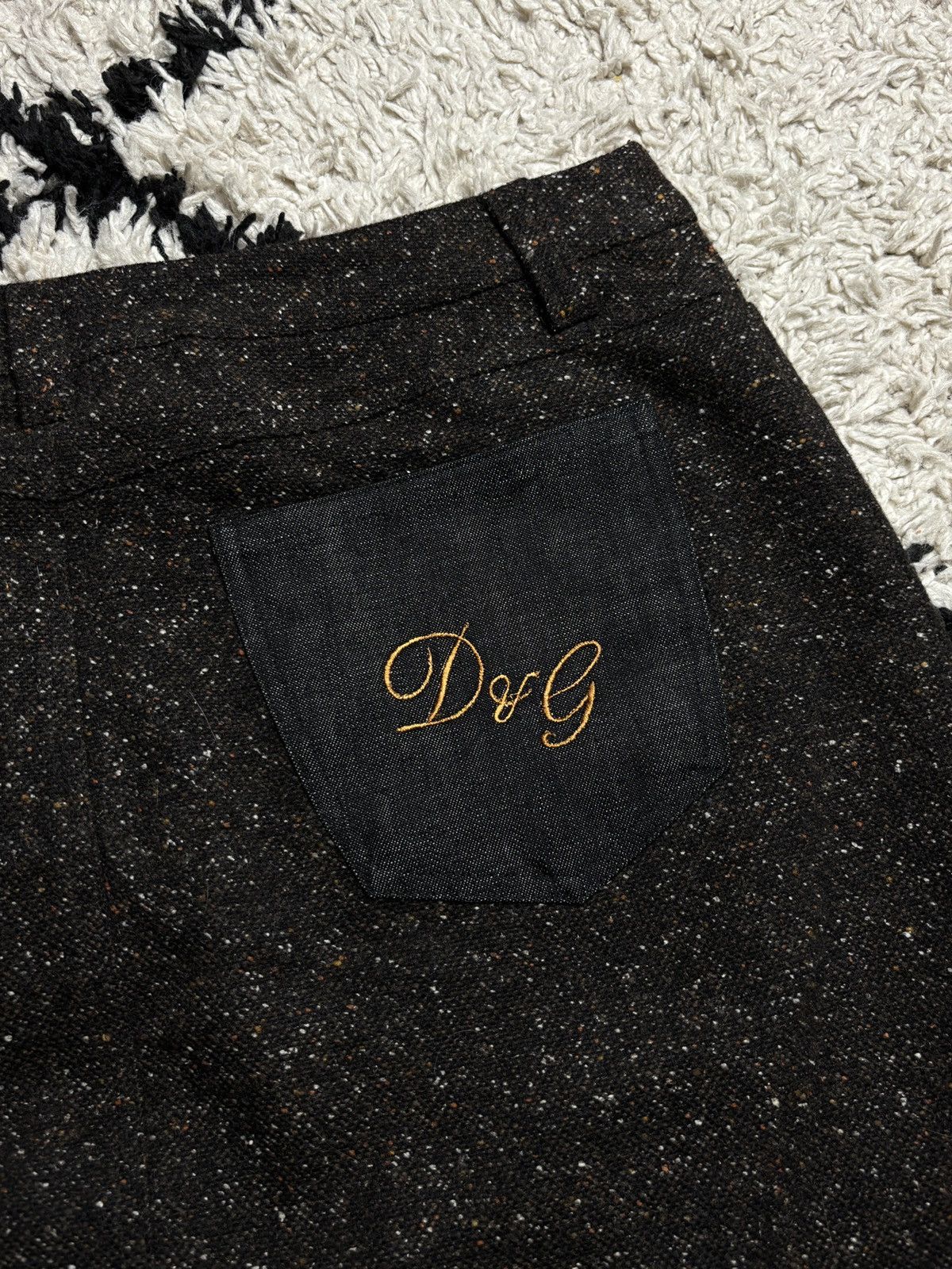 Dolce & Gabbana Dolce & Gabbana Vintage Wool Silk Midi Skirt Y2K Size 28" / US 6 / IT 42 - 7 Thumbnail