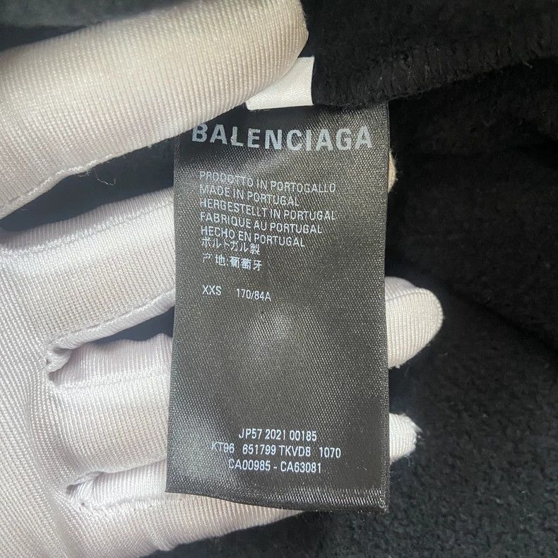 Balenciaga Balenciaga NASA Logo Black Hoodie Size US XXS / EU 40 - 5 Thumbnail