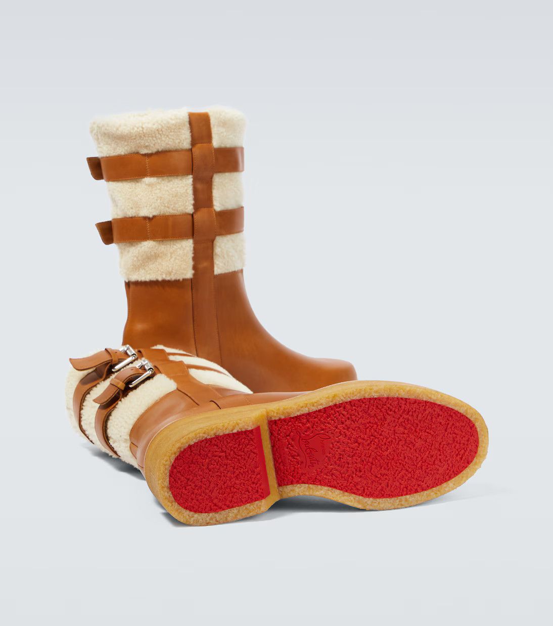 Christian Louboutin o1s1wg111224 Brodeback Sherpa 50 Calf in Brown Size US 8 / EU 41 - 6 Thumbnail