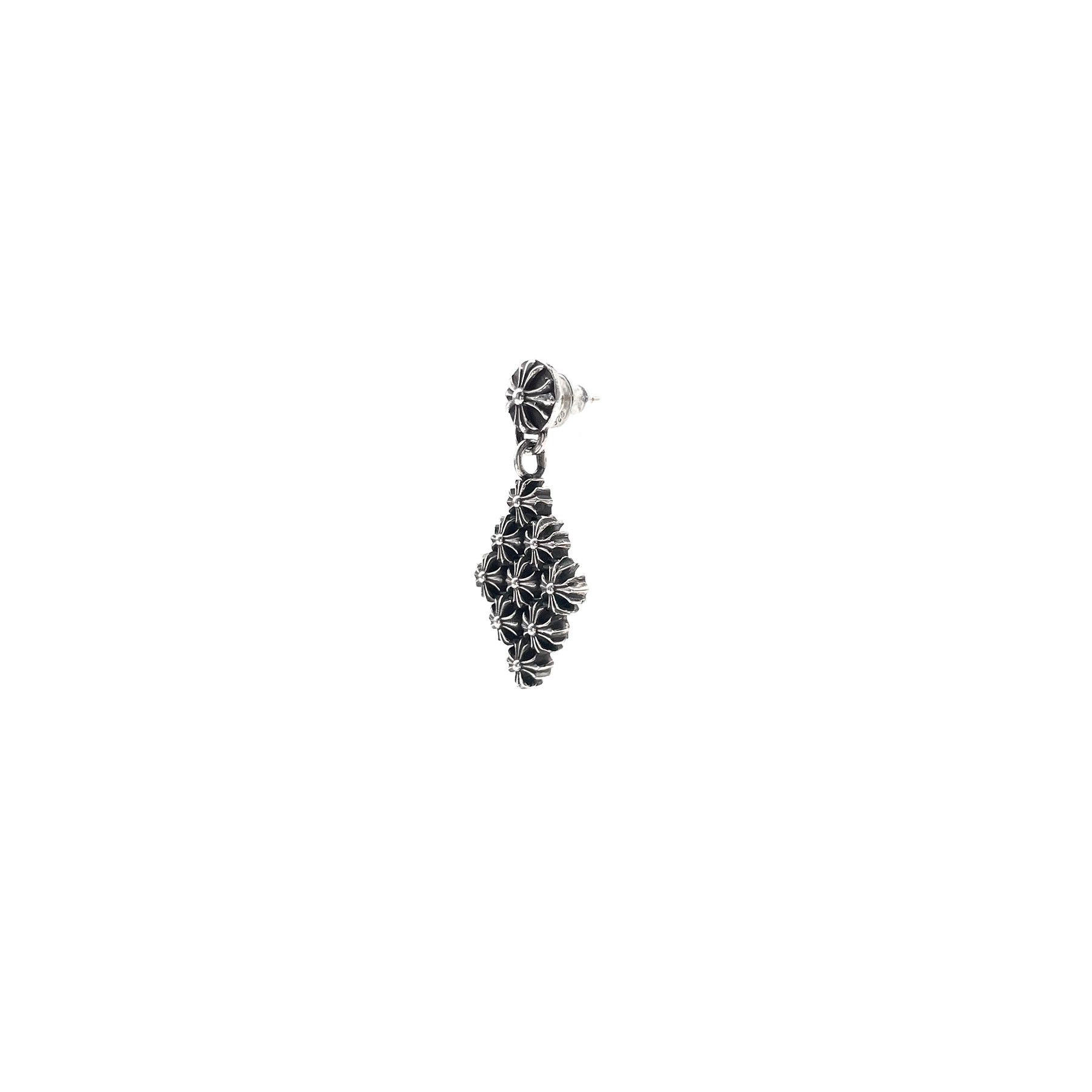 Chrome Hearts Chrome Hearts Silver Cross Dangle Earring Size ONE SIZE - 3 Thumbnail