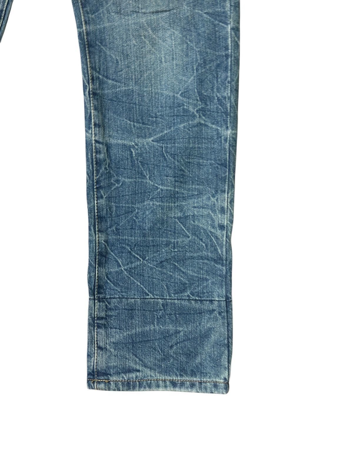 Japanese Brand Distressed Plaid Tartans Junya Watanabe Denim Jeans Size US 31 - 10 Thumbnail