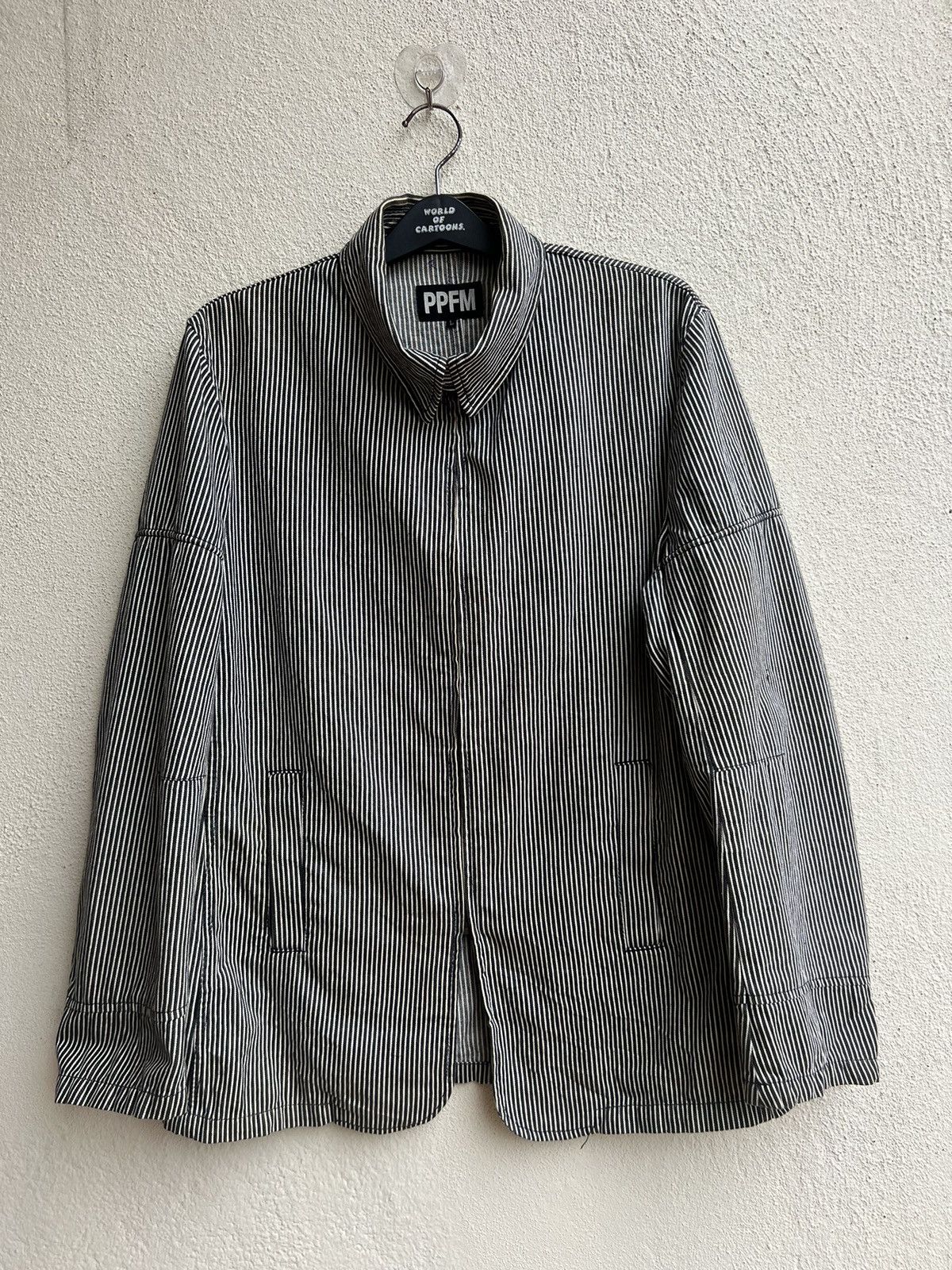 PPFM Vintage PPFM Hickory Striped Work Jacket Size US L / EU 52-54 / 3 - 6 Thumbnail