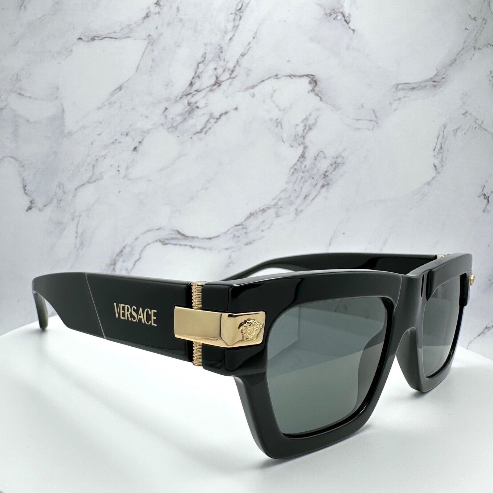 Versace VERSACE Sunglasses Black Gold Special Project Dwayne Wade Size ONE SIZE - 11 Thumbnail