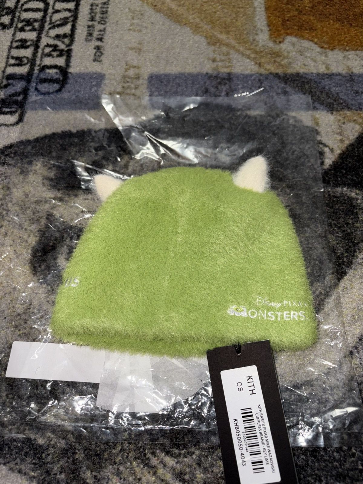 Kith Kith Baby x Pixar Mike Wazaowski Cuffless Beanie Size ONE SIZE - 2 Thumbnail
