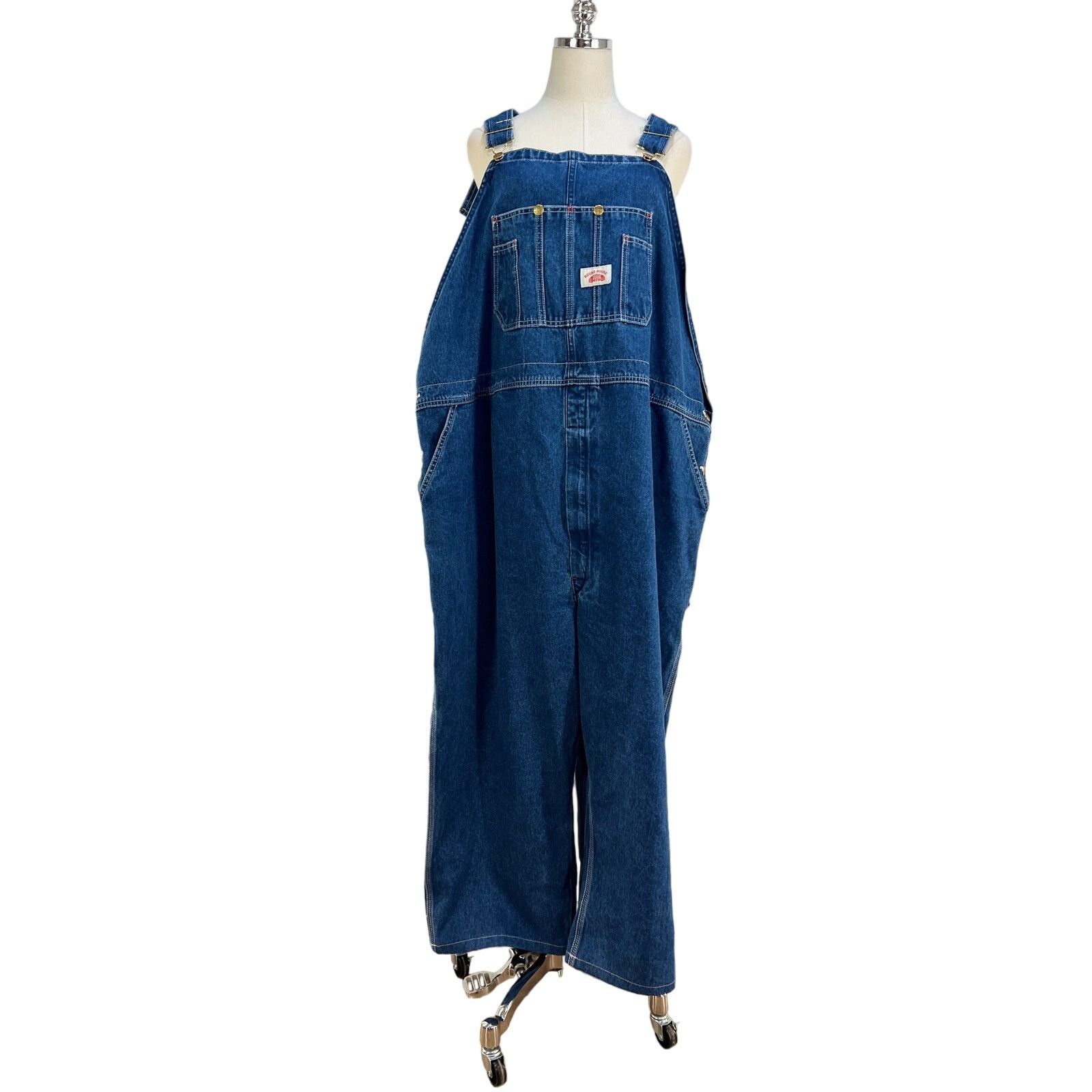Other Round House Denim Overalls Blue Jeans Lot 699 Size US 44 / EU 60 - 2 Thumbnail