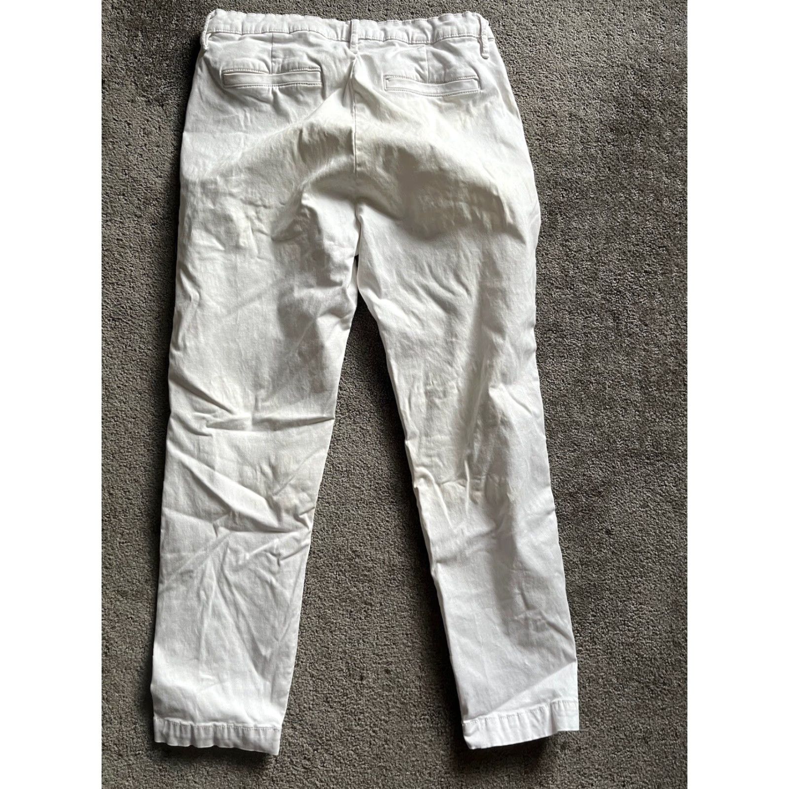 Nautica Nautica Womens Tencel Stretch Ankle Pant 8/29 White Pants Size 30" / US 8 / IT 44 - 3 Thumbnail