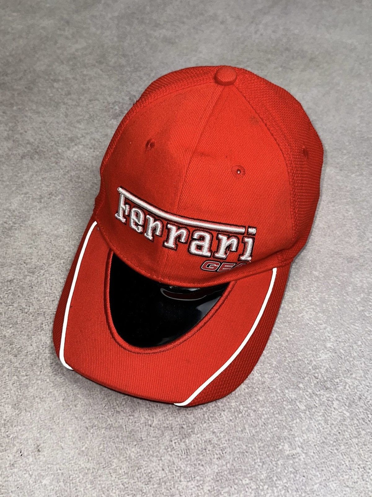 Ferrari Vintage Ferarri F-1 Racing Reflective Red Cap Os Size ONE SIZE - 1 Thumbnail
