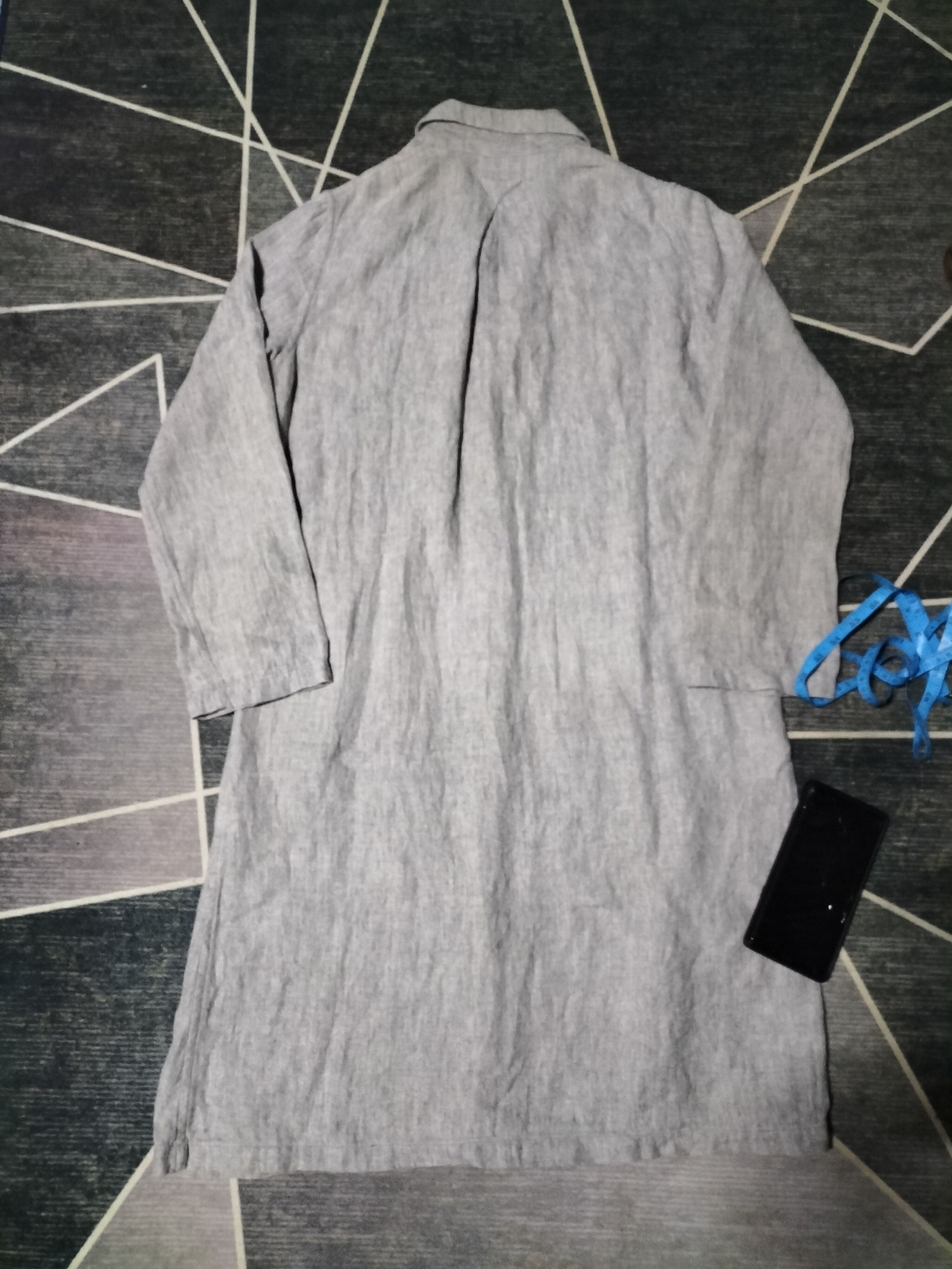 Blue Blue Japan Vintage Blue Japan Arigato Lab Coat Soft Denim Gray Salt Size US S / EU 44-46 / 1 - 7 Thumbnail