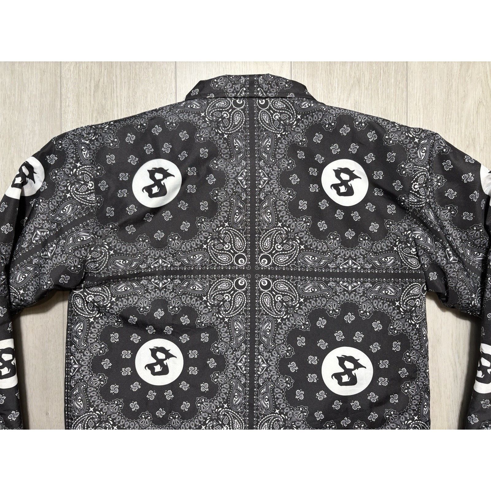 Section 8 Section Eight Y2K Paisley Bandana Streetwear Jacket Large Size US L / EU 52-54 / 3 - 13 Thumbnail