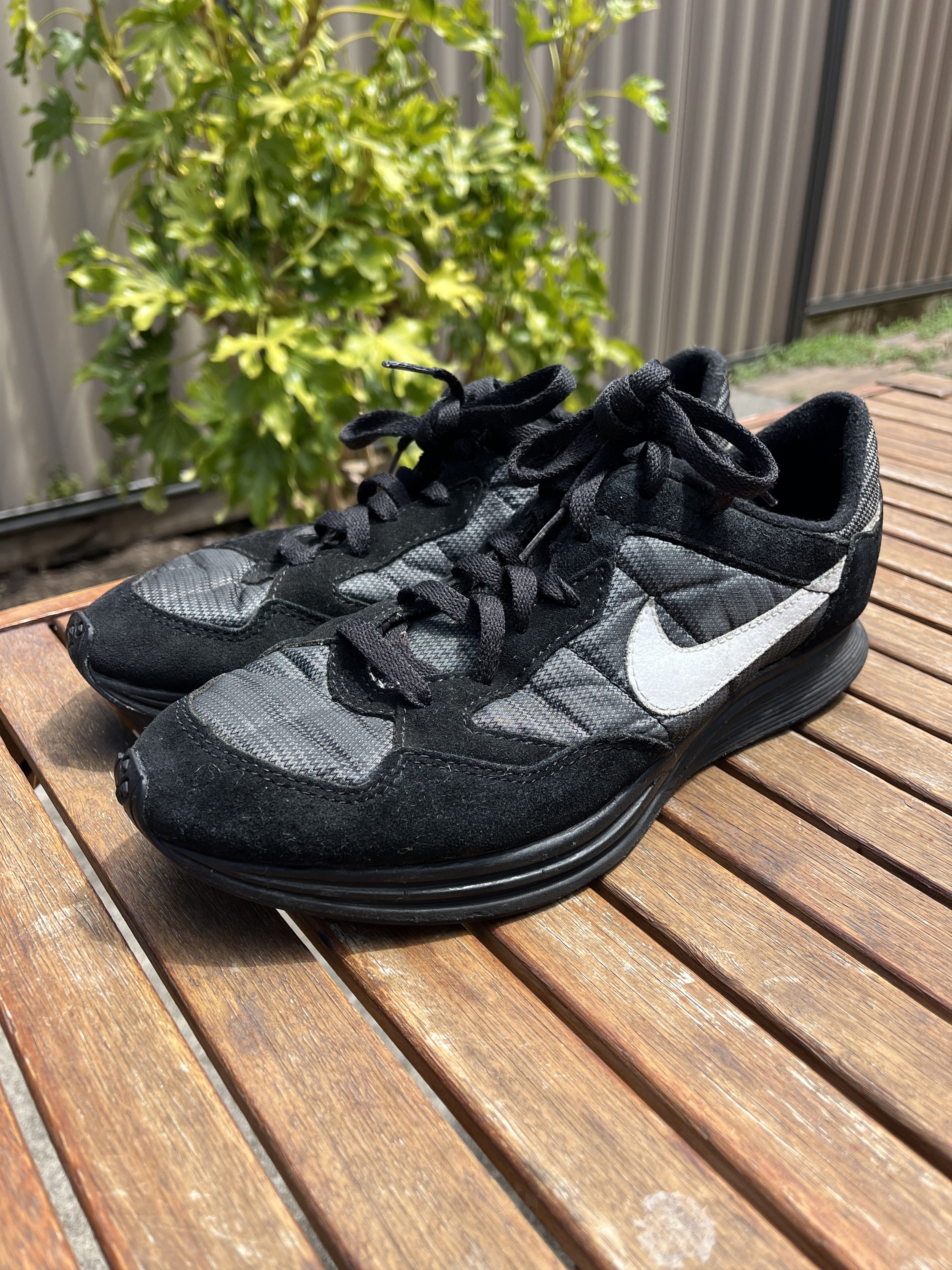 Nike CUSTOM Nike Air Monarch x Nike Flyknit Racer US 10 Size US 10 / EU 43 - 1 Thumbnail