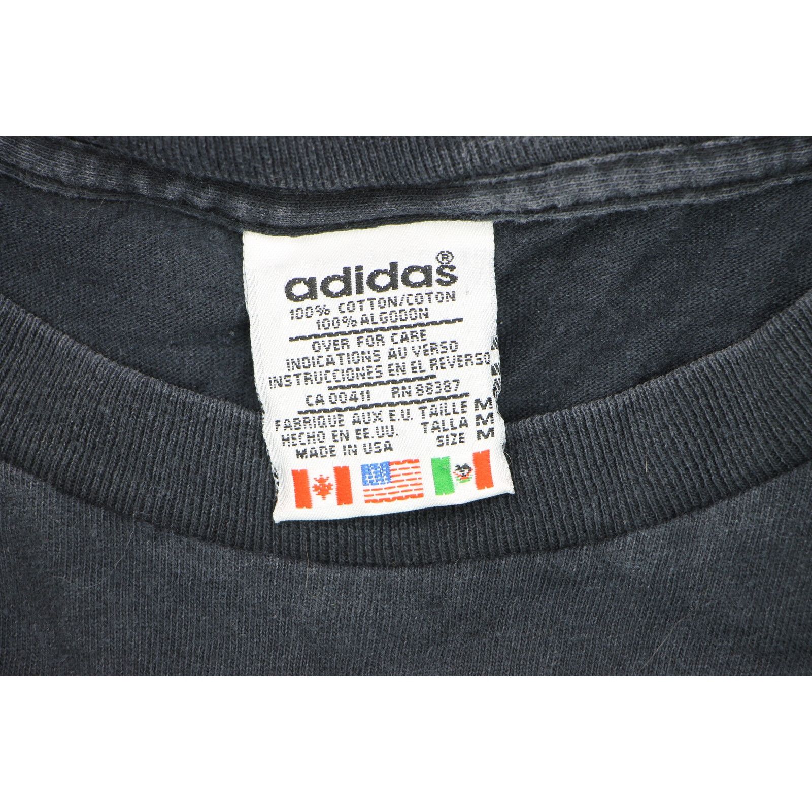 Adidas Vintage Adidas Trefoil Tee Urban Minimalist Design Size US M / EU 48-50 / 2 - 3 Thumbnail