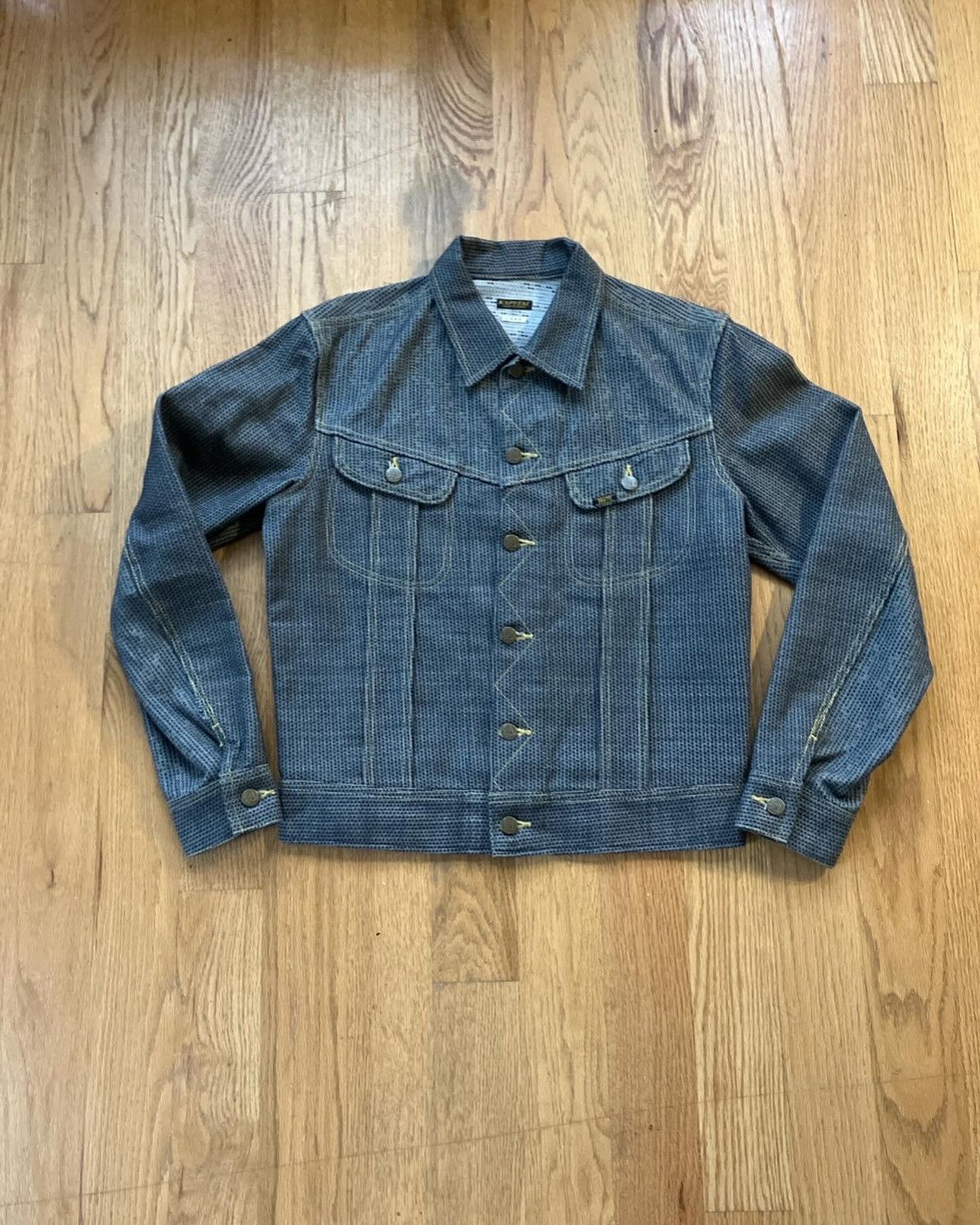 image of Kapital Century Denim Western Jacket in Grey, Men's (Size Small)